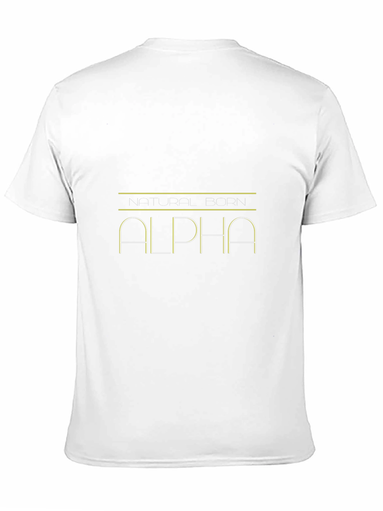 Natural Born Alpha Graphic Tee - Black