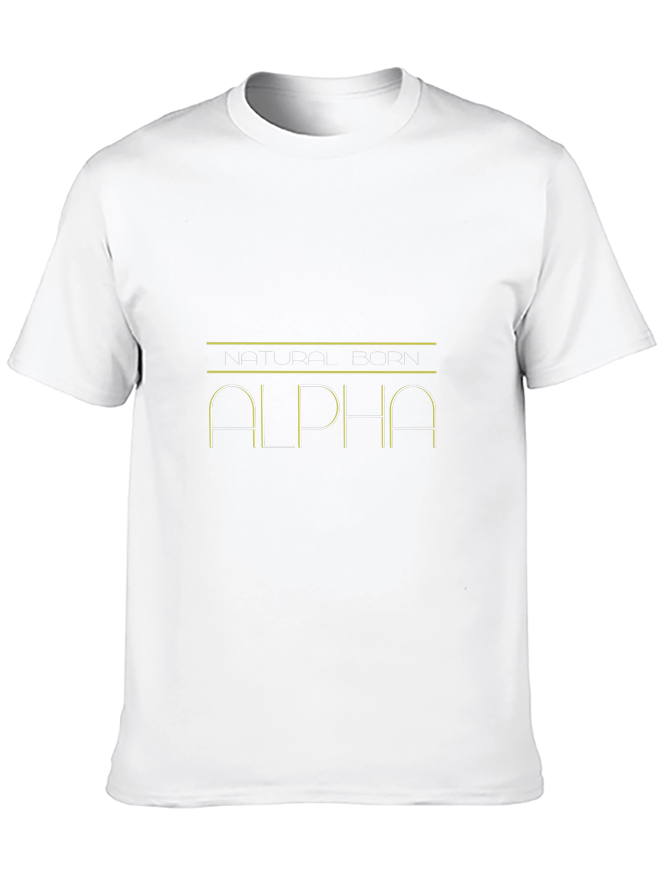 Natural Born Alpha Graphic Tee - Black