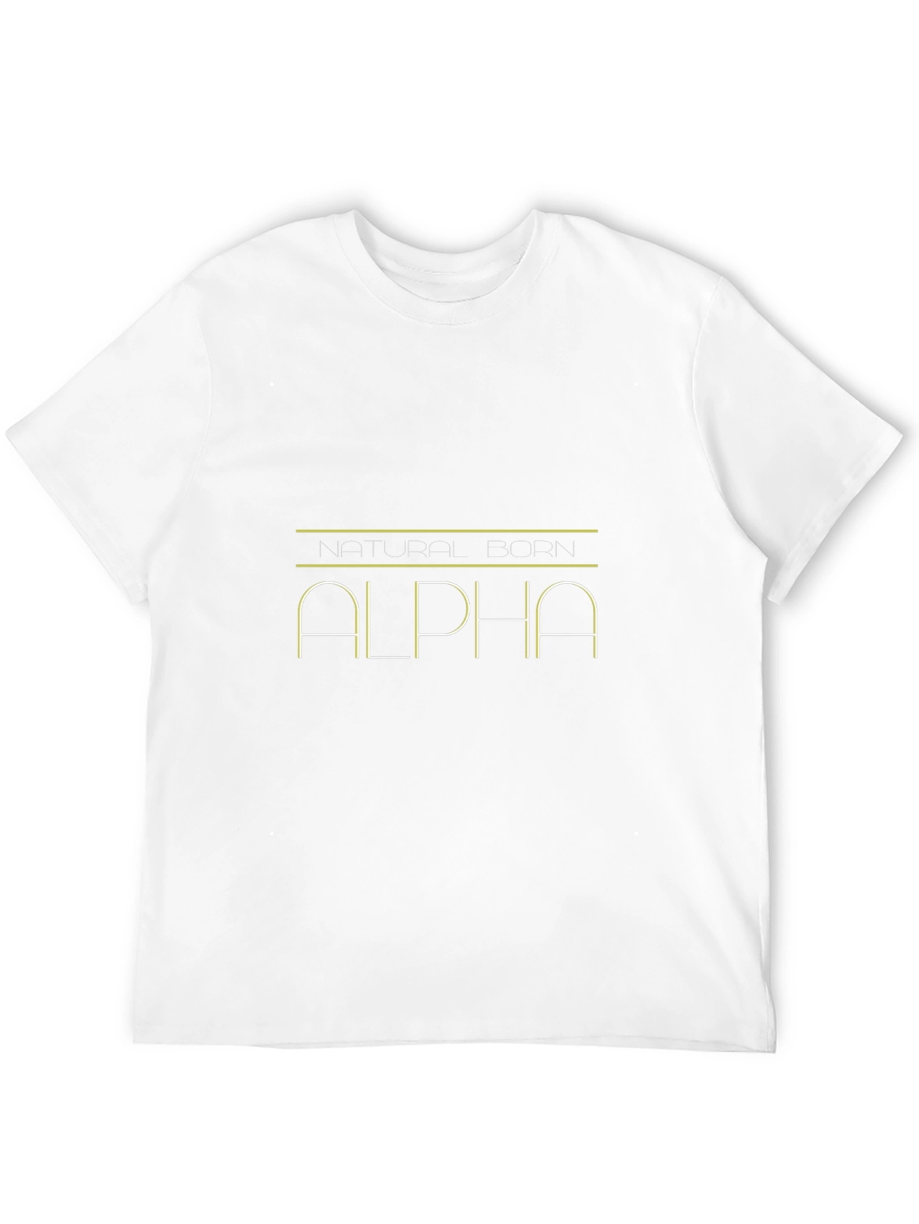 Natural Born Alpha Graphic Tee - Black