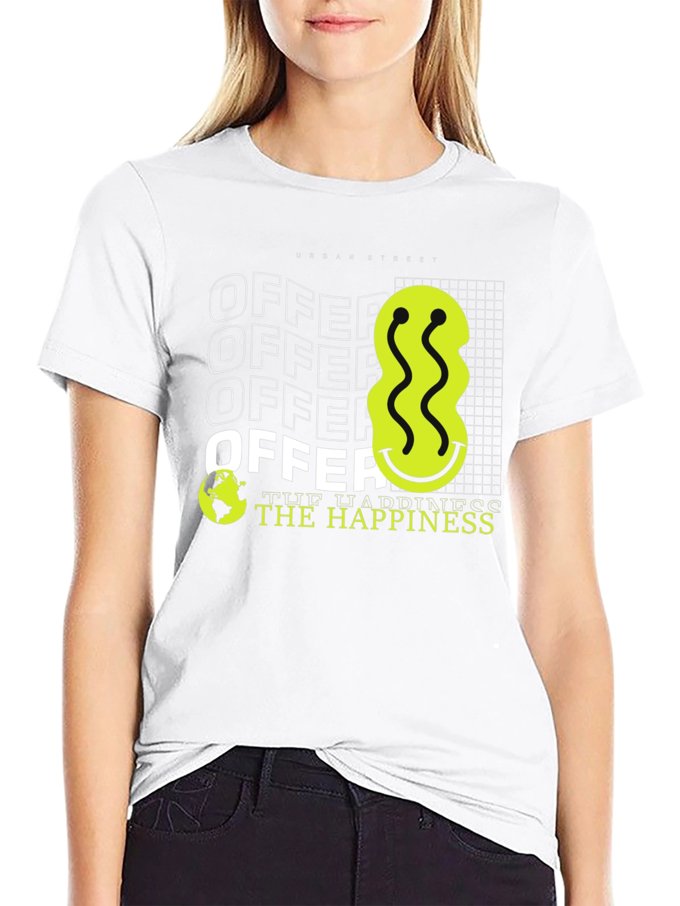 Urban Street Style Graphic Print Tee