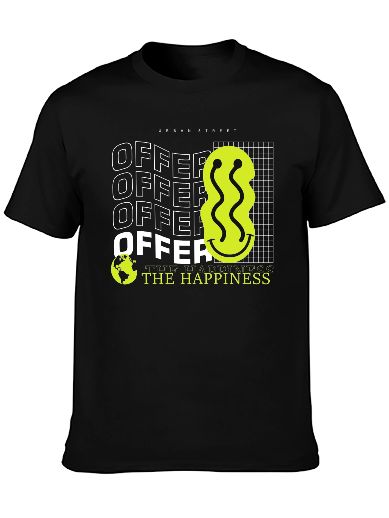 Urban Street Style Graphic Print Tee