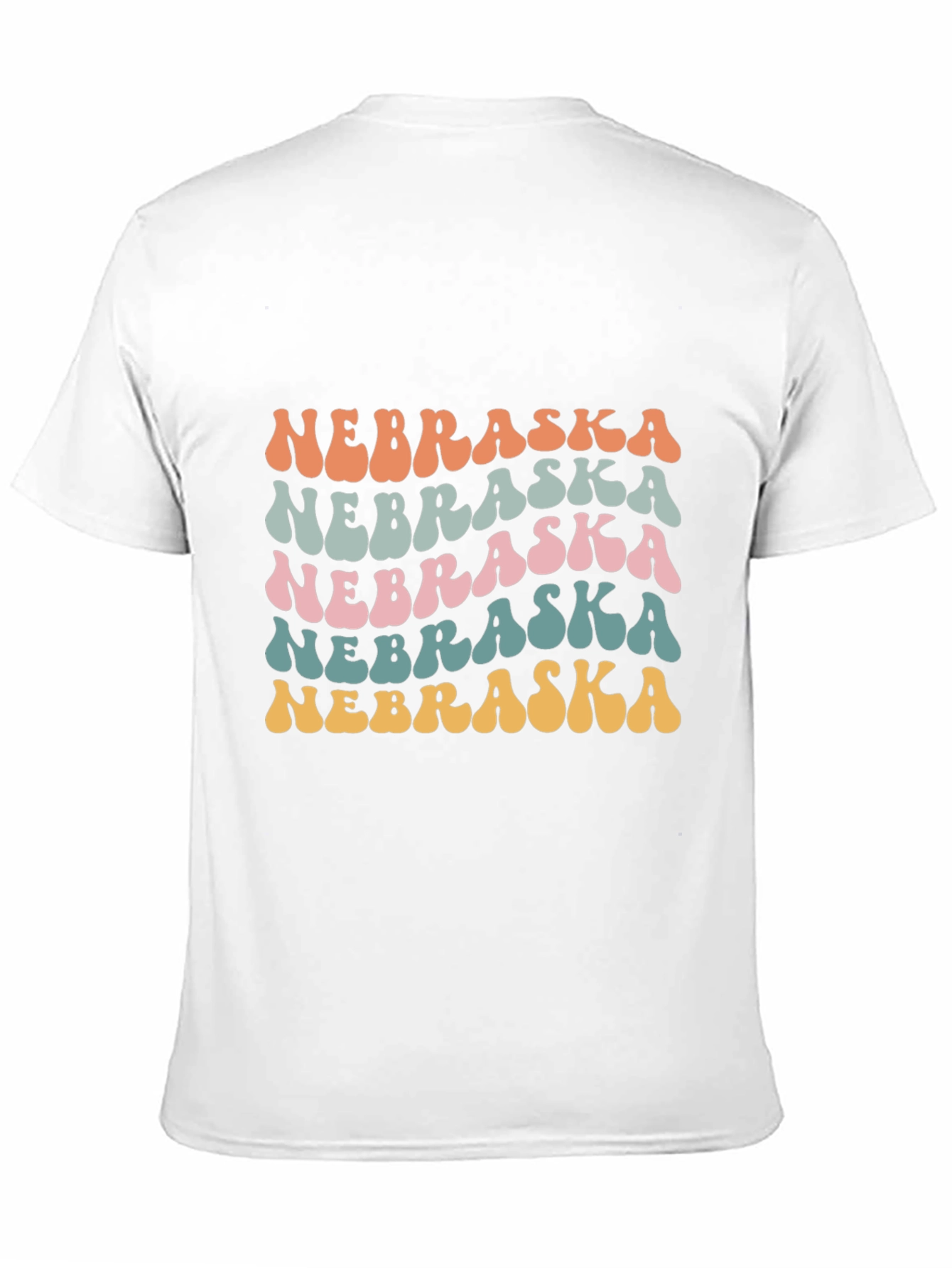 Retro Nebraska T-Shirt - Fun State Pride Tee