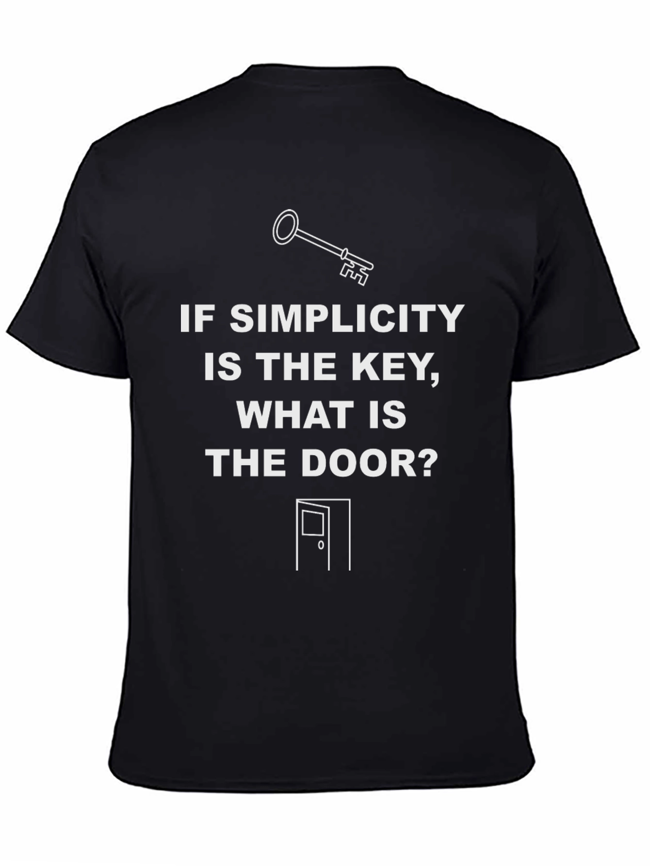 Simplicity Key T-Shirt - Funny Riddle Tee
