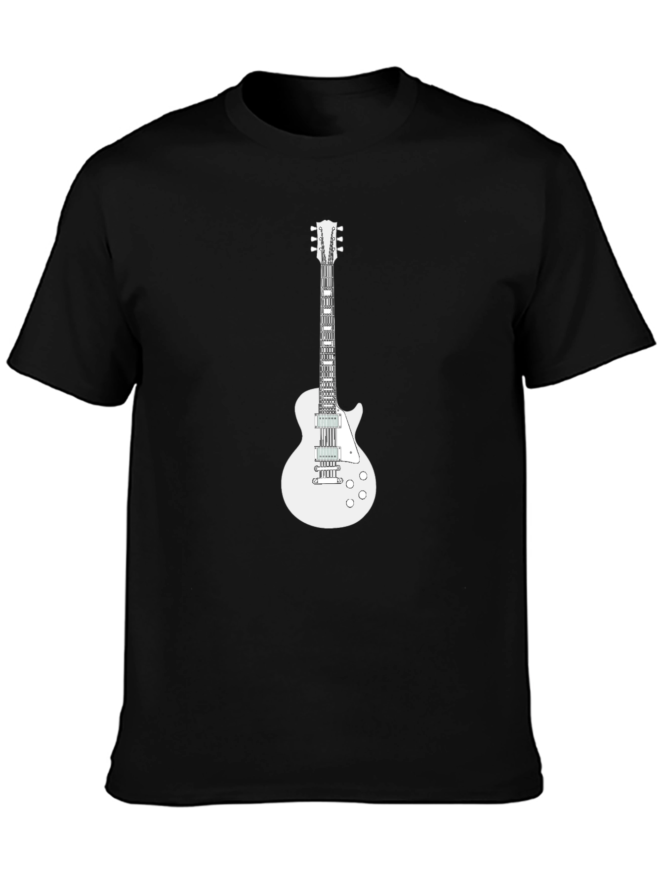 Guitar Graphic Tee - Classic Rock Style