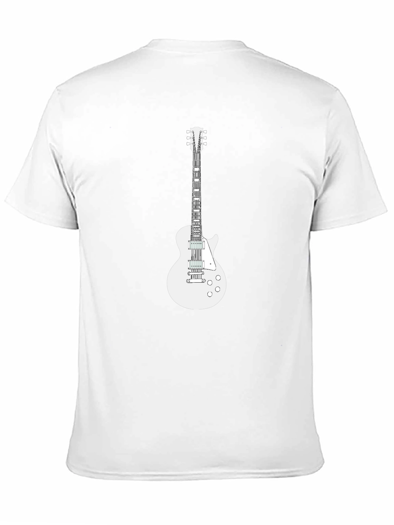 Guitar Graphic Tee - Classic Rock Style