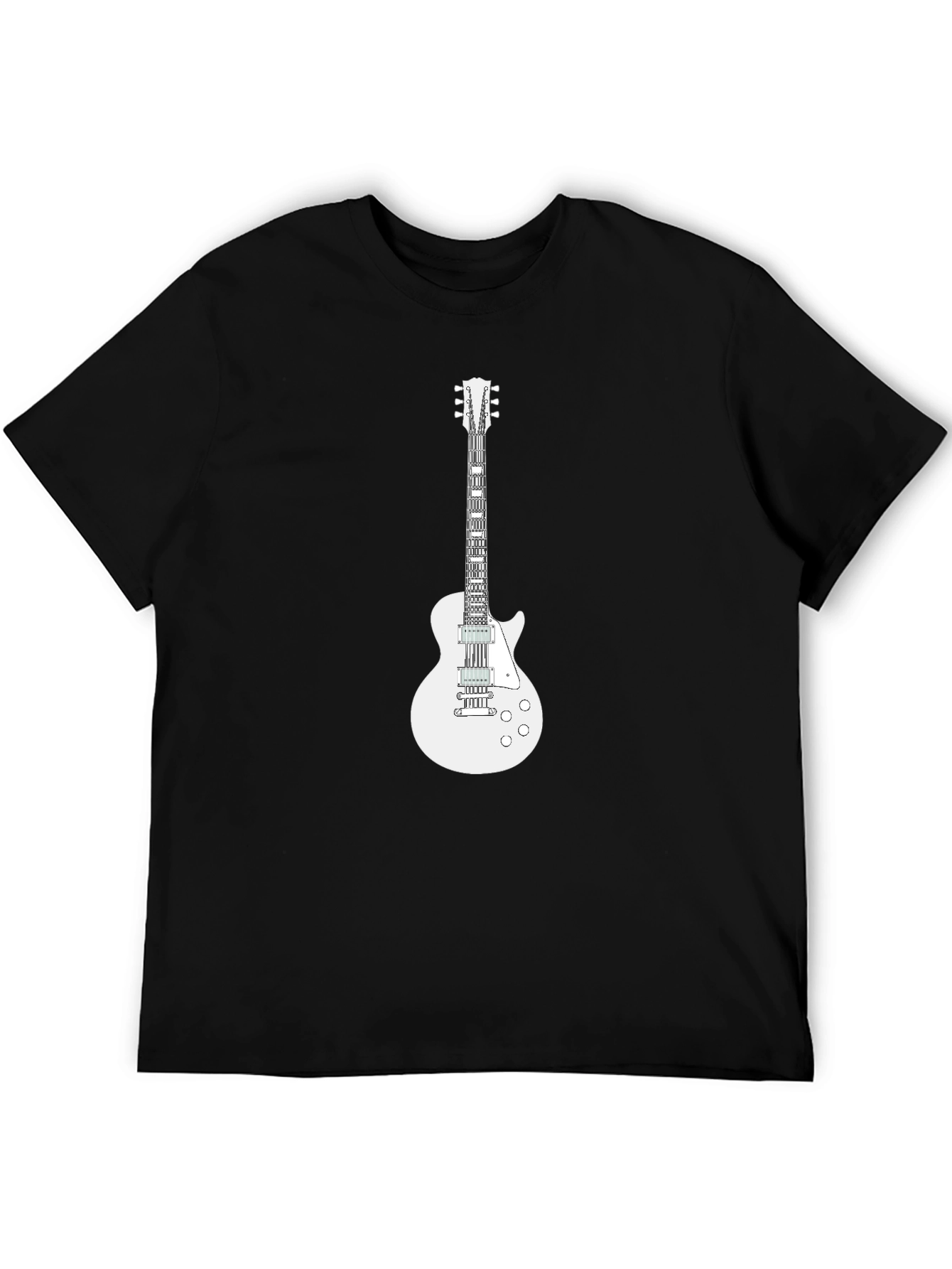 Guitar Graphic Tee - Classic Rock Style