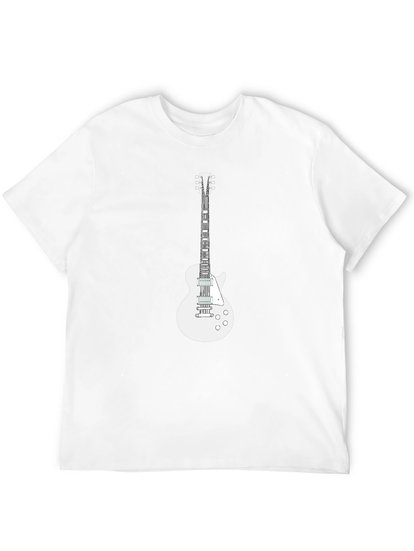 Guitar Graphic Tee - Classic Rock Style
