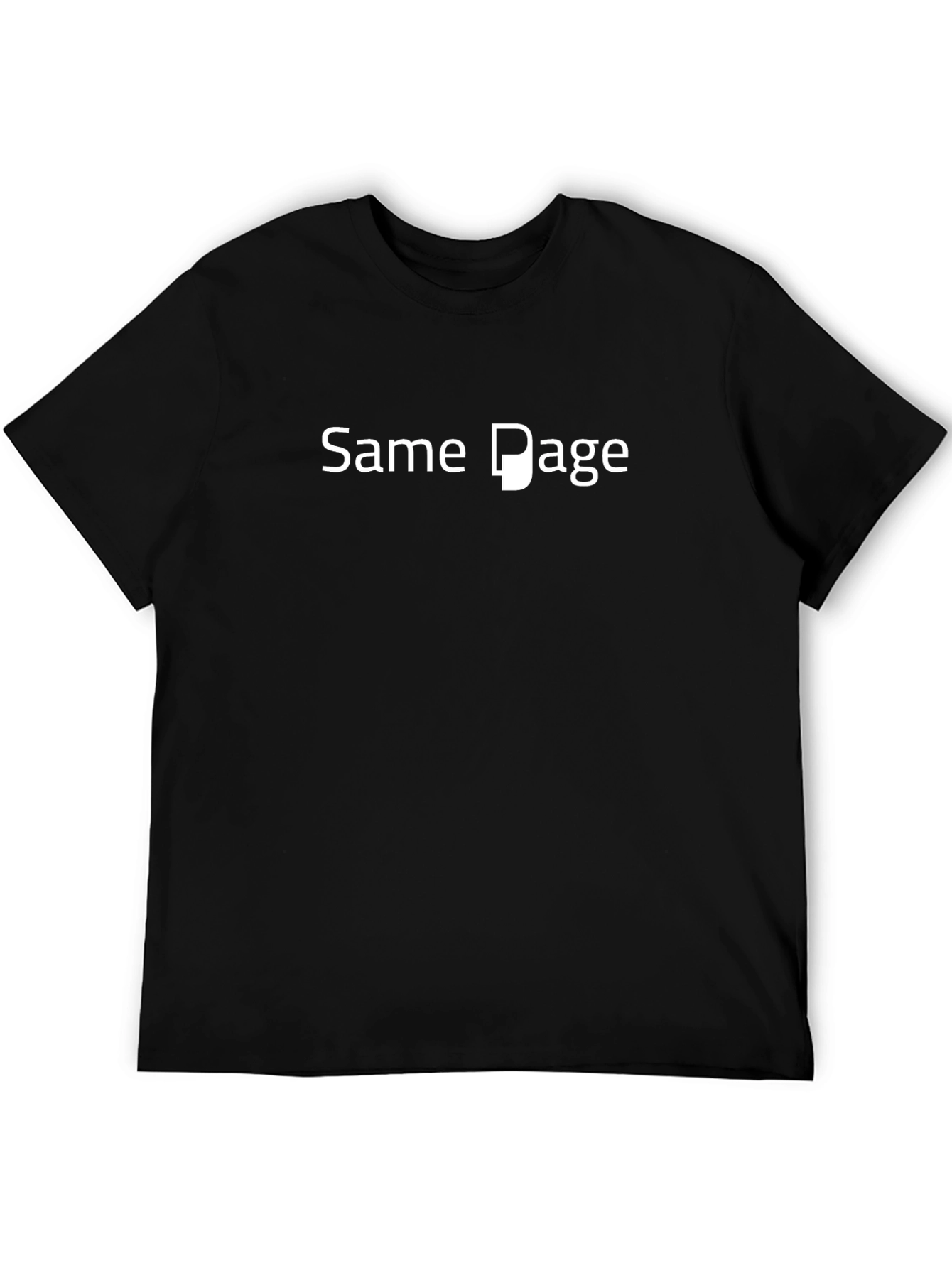 Same Page Graphic Tee - Soft Cotton Blend