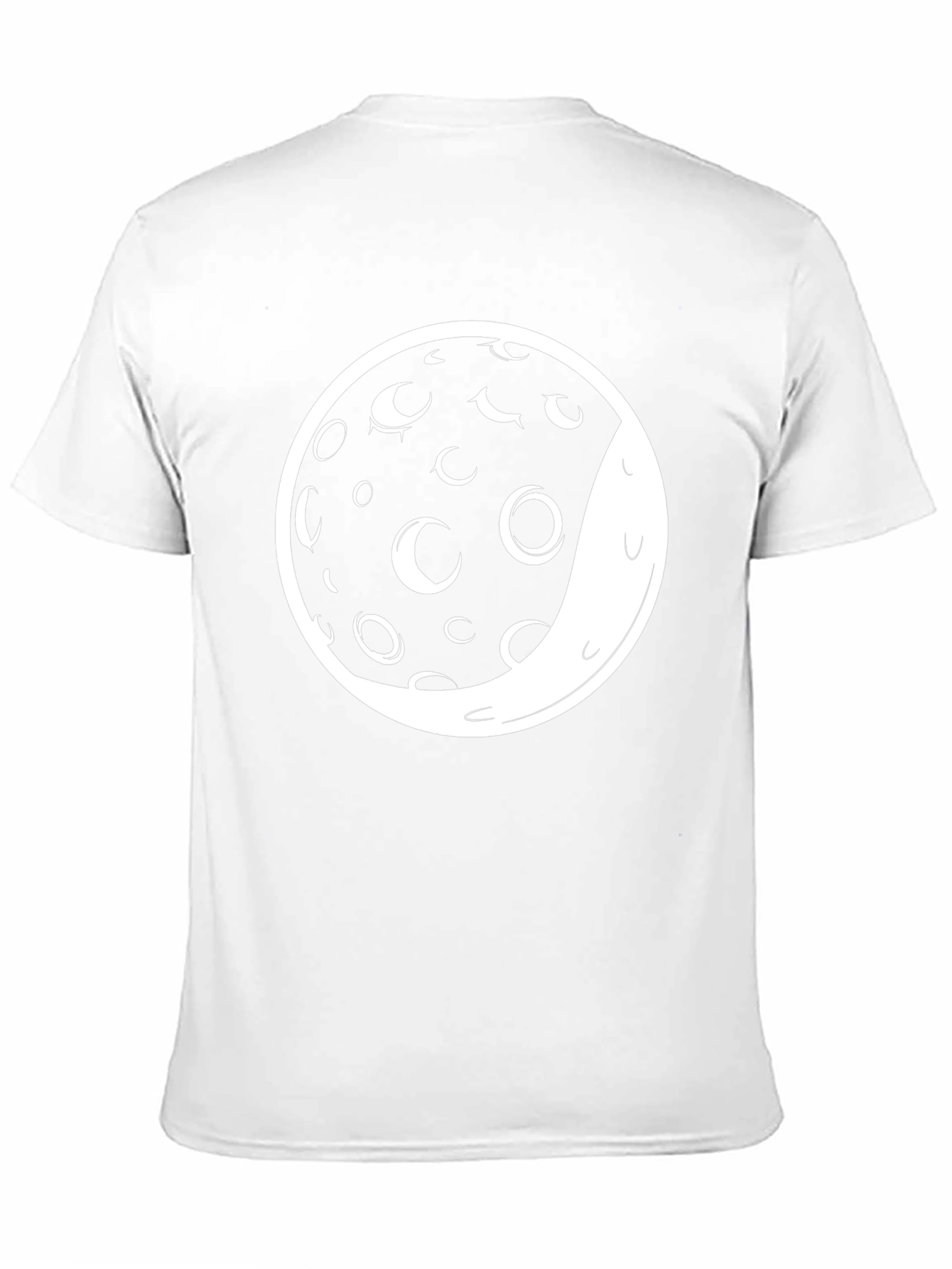 Lunar Phase Graphic Tee - Black