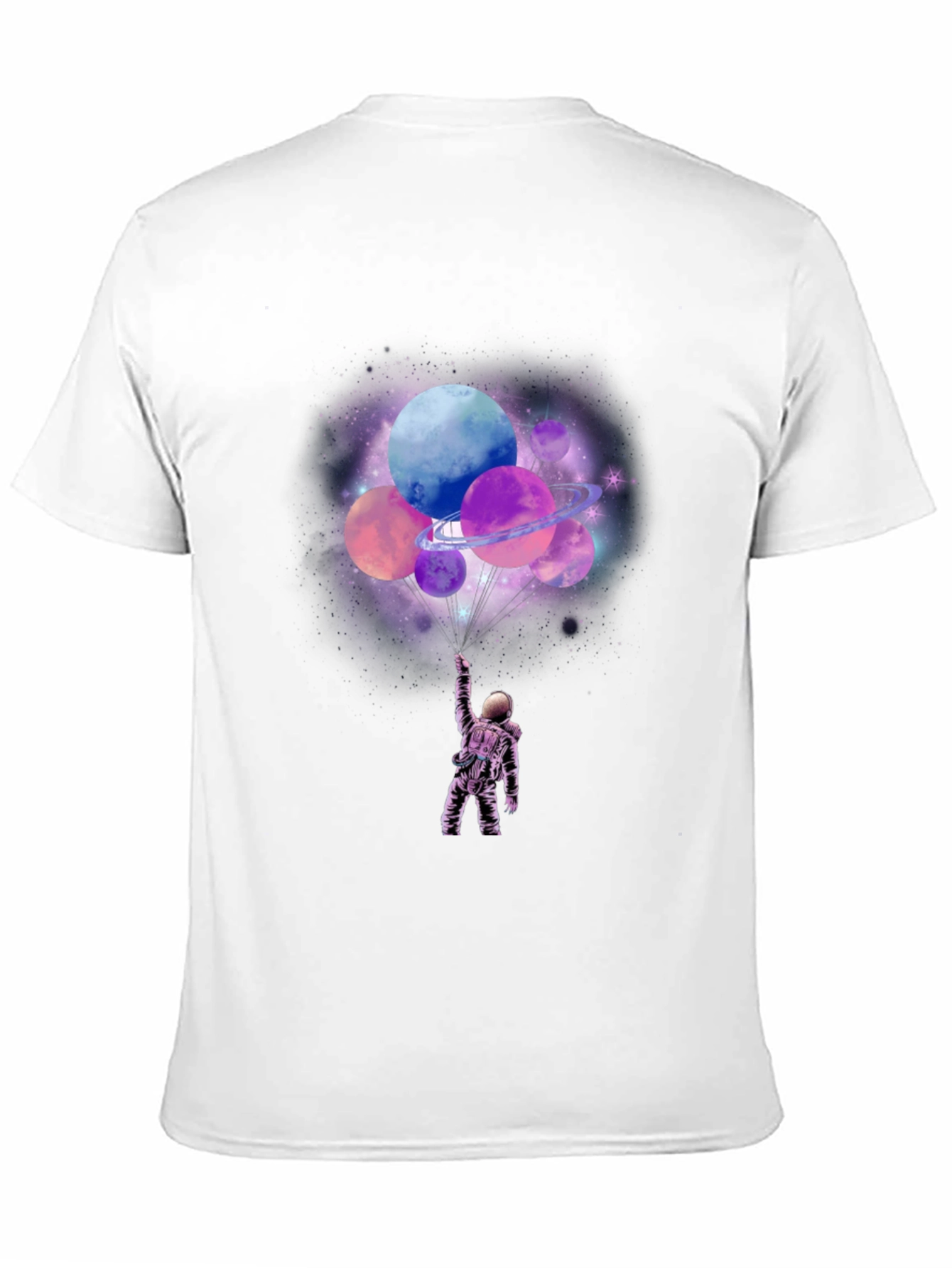 Astronaut Planets Graphic T-Shirt