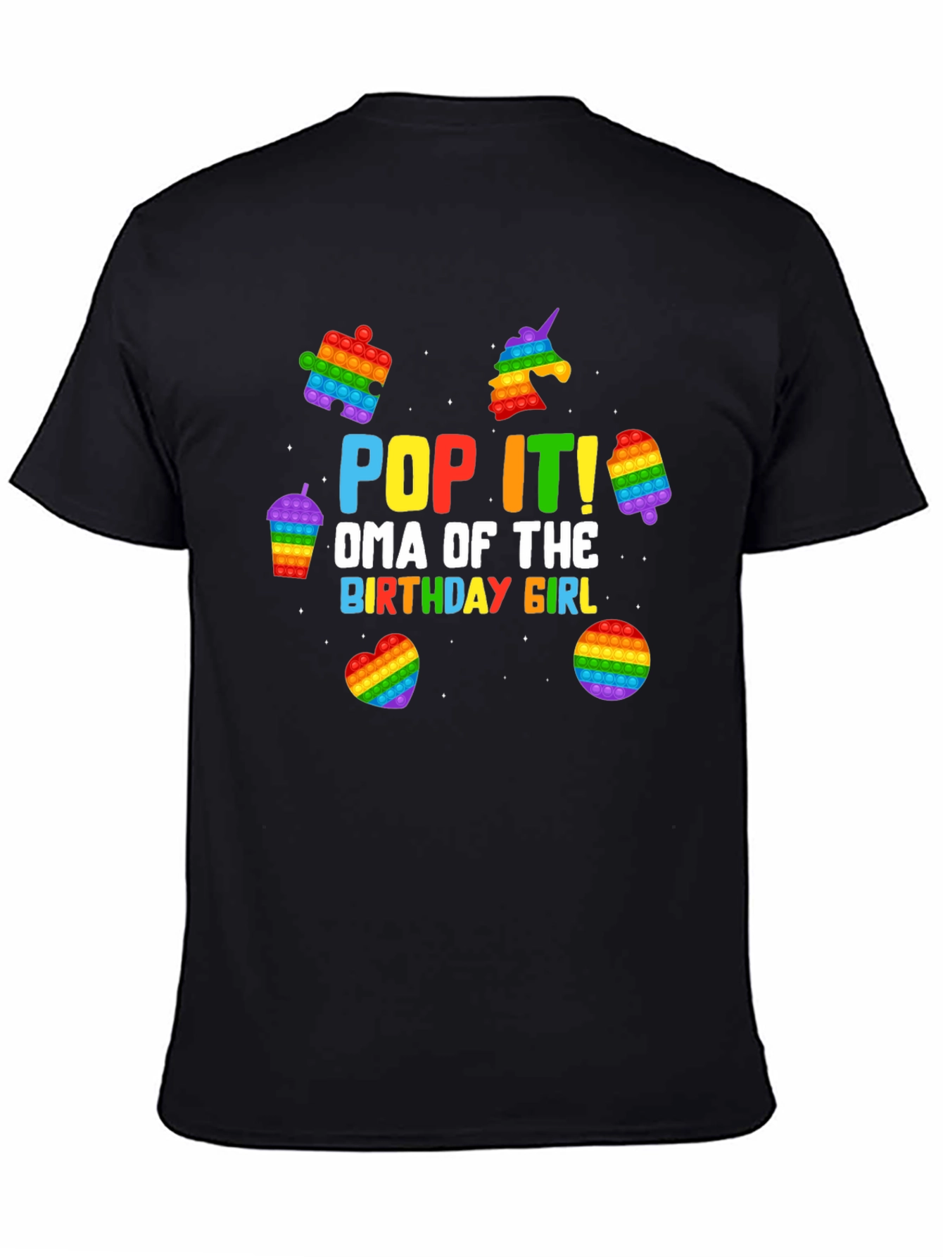 Pop It! Oma Birthday Girl T-Shirt