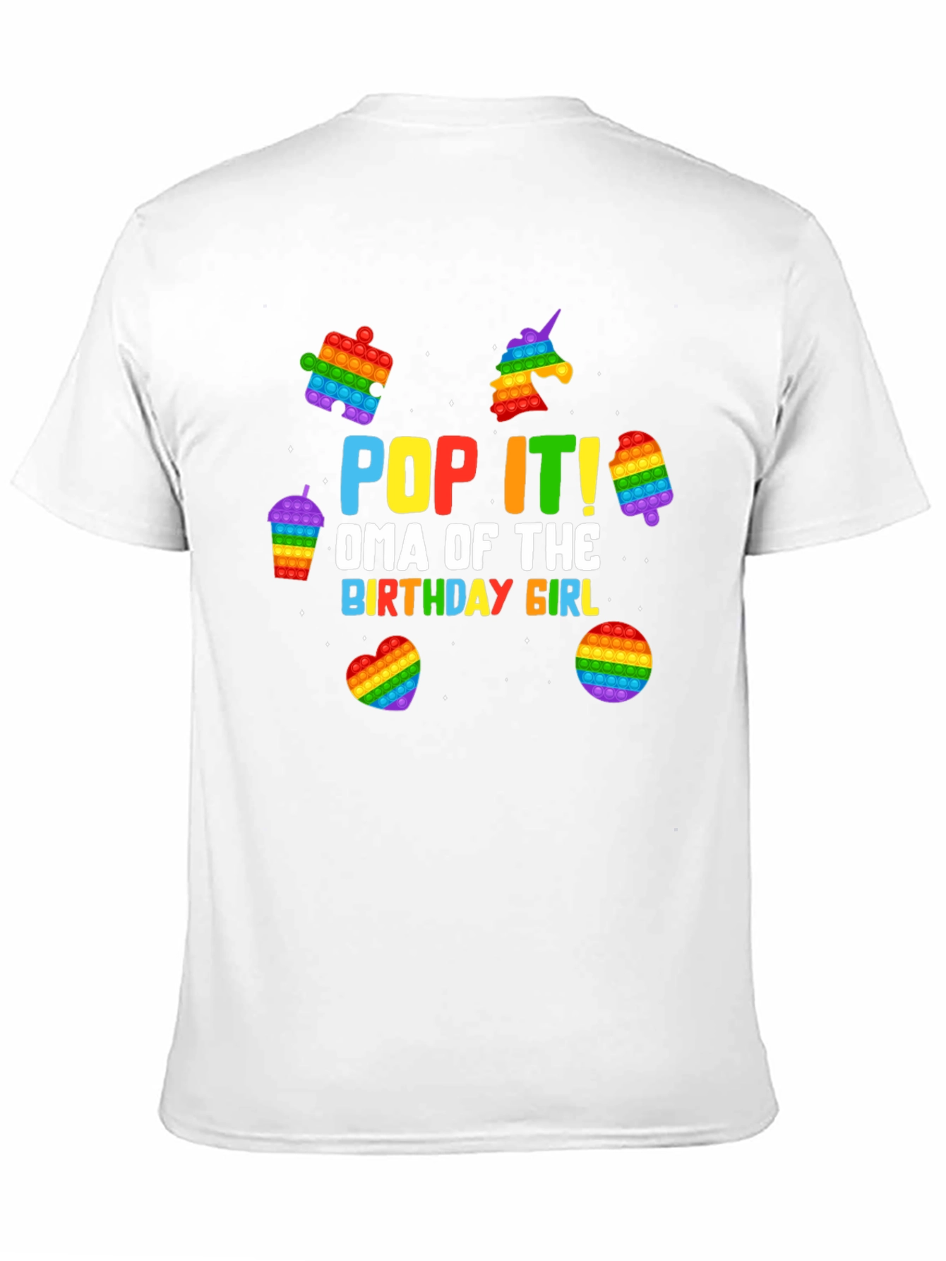Pop It! Oma Birthday Girl T-Shirt