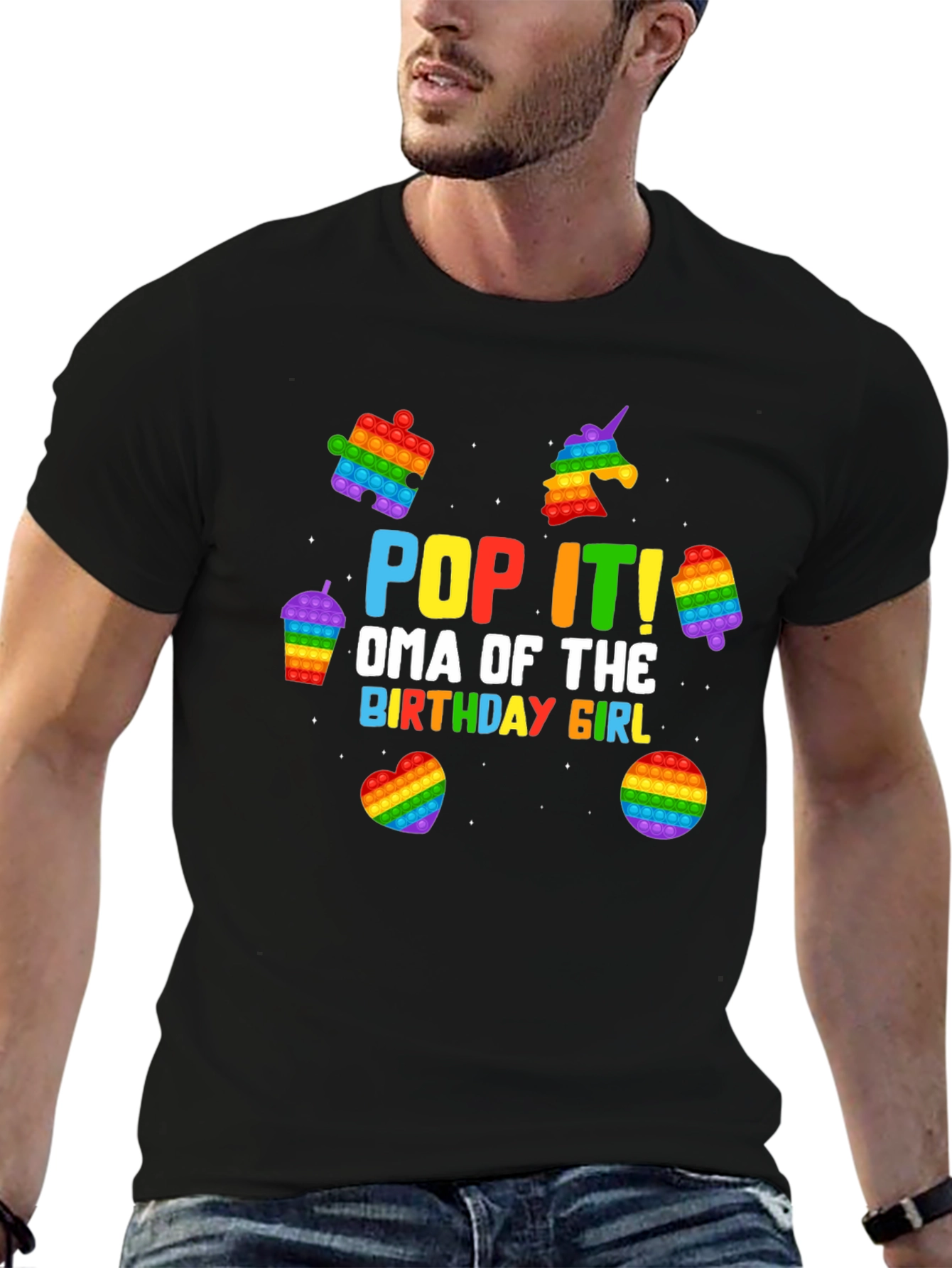 Pop It! Oma Birthday Girl T-Shirt