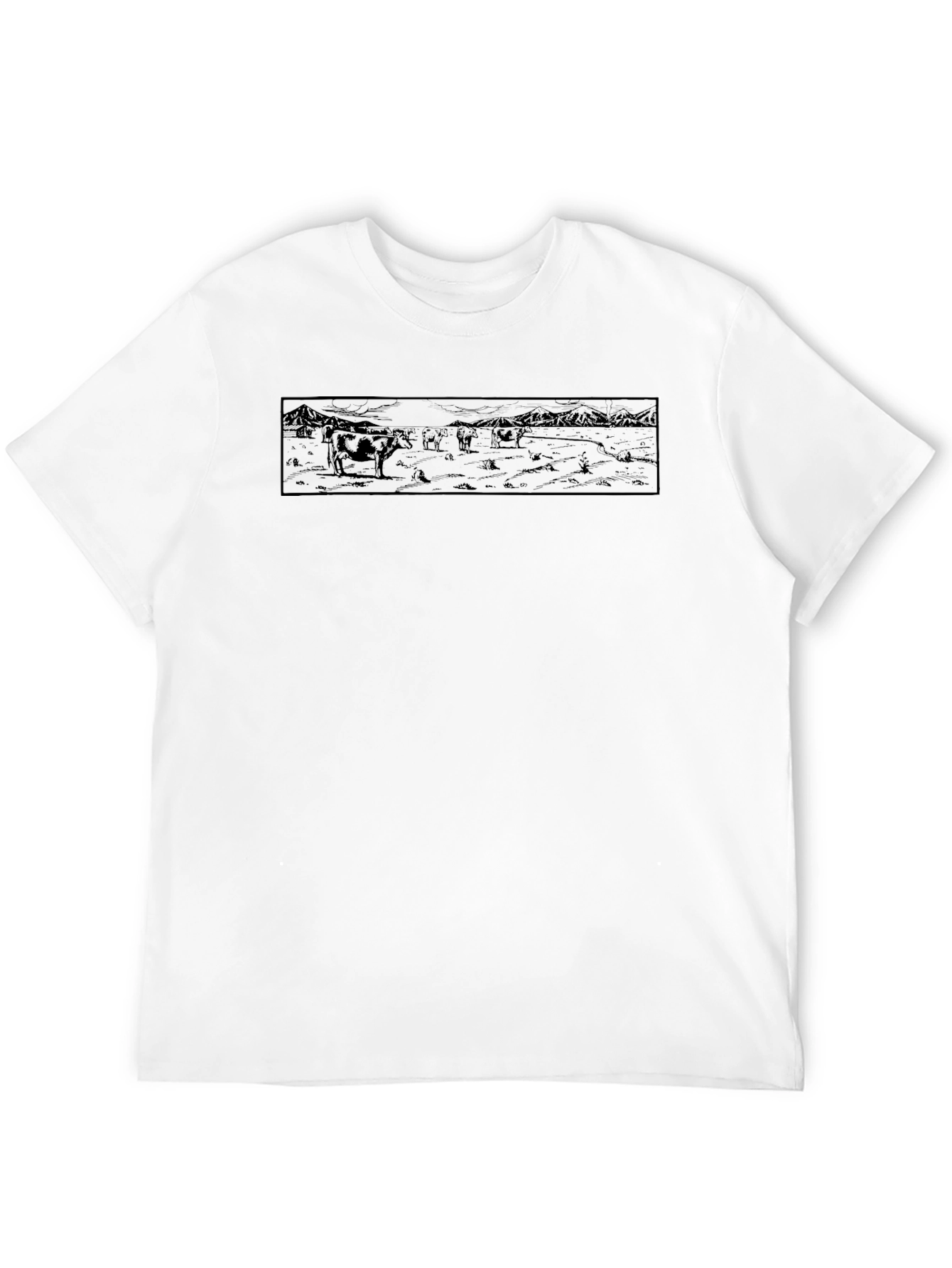 Cows in a Field Graphic T-Shirt