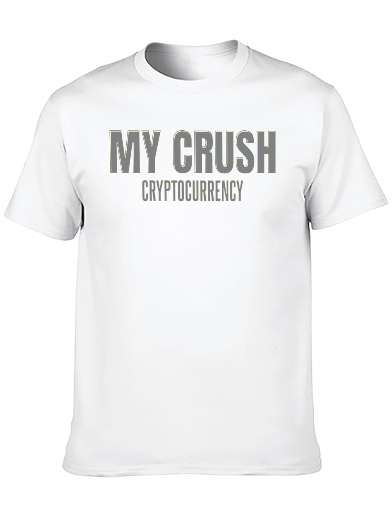 My Crush is Cryptocurrency - Black Graphic Tee