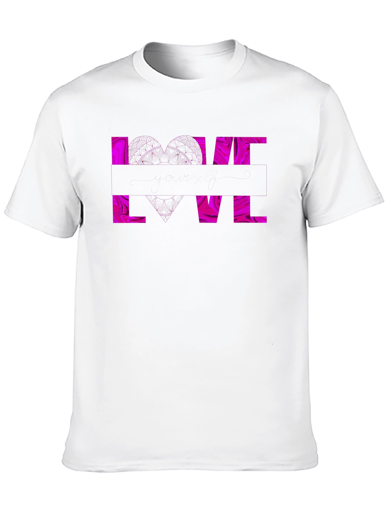 Love Graphic Print Tee - Black