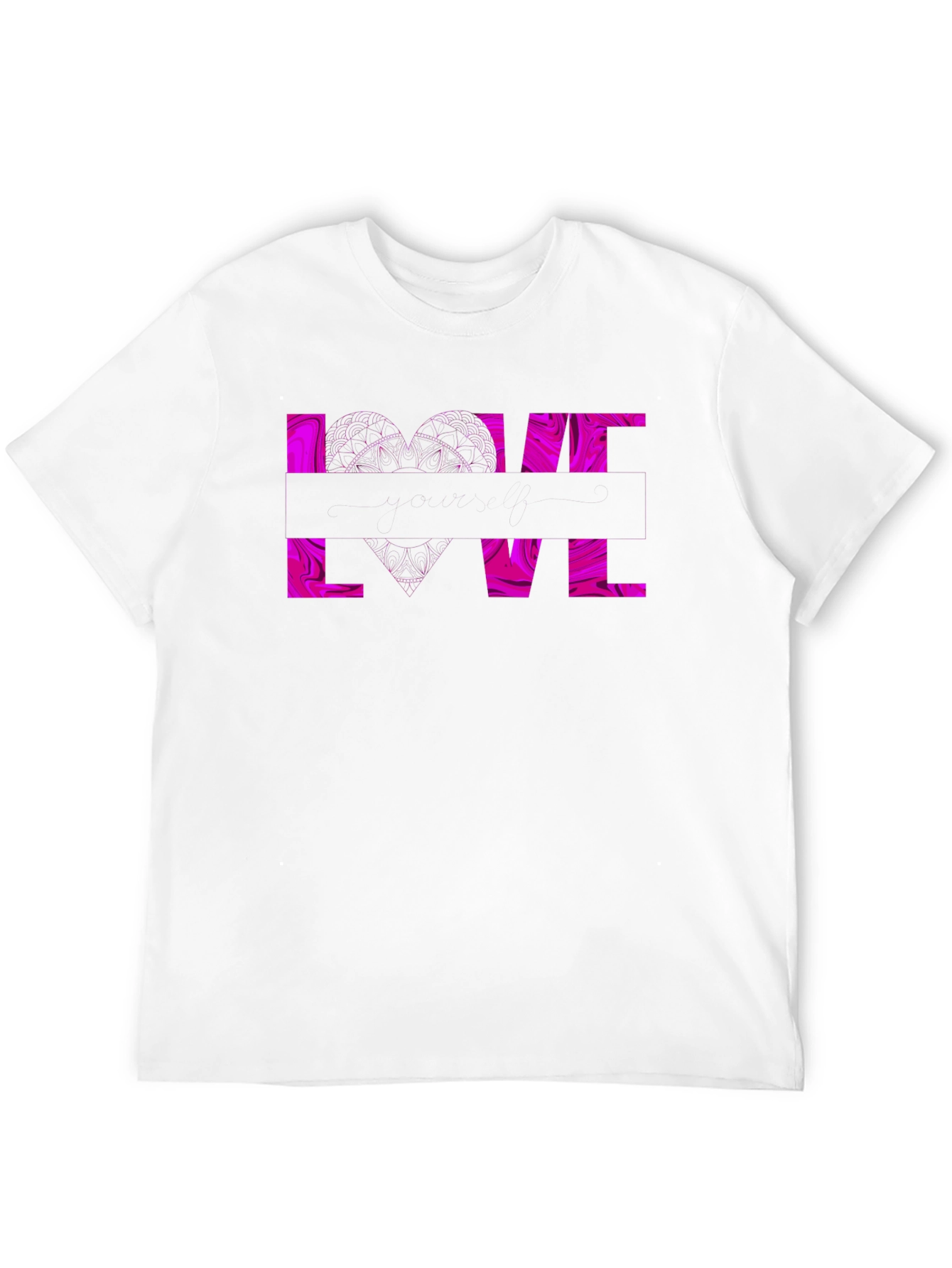 Love Graphic Print Tee - Black