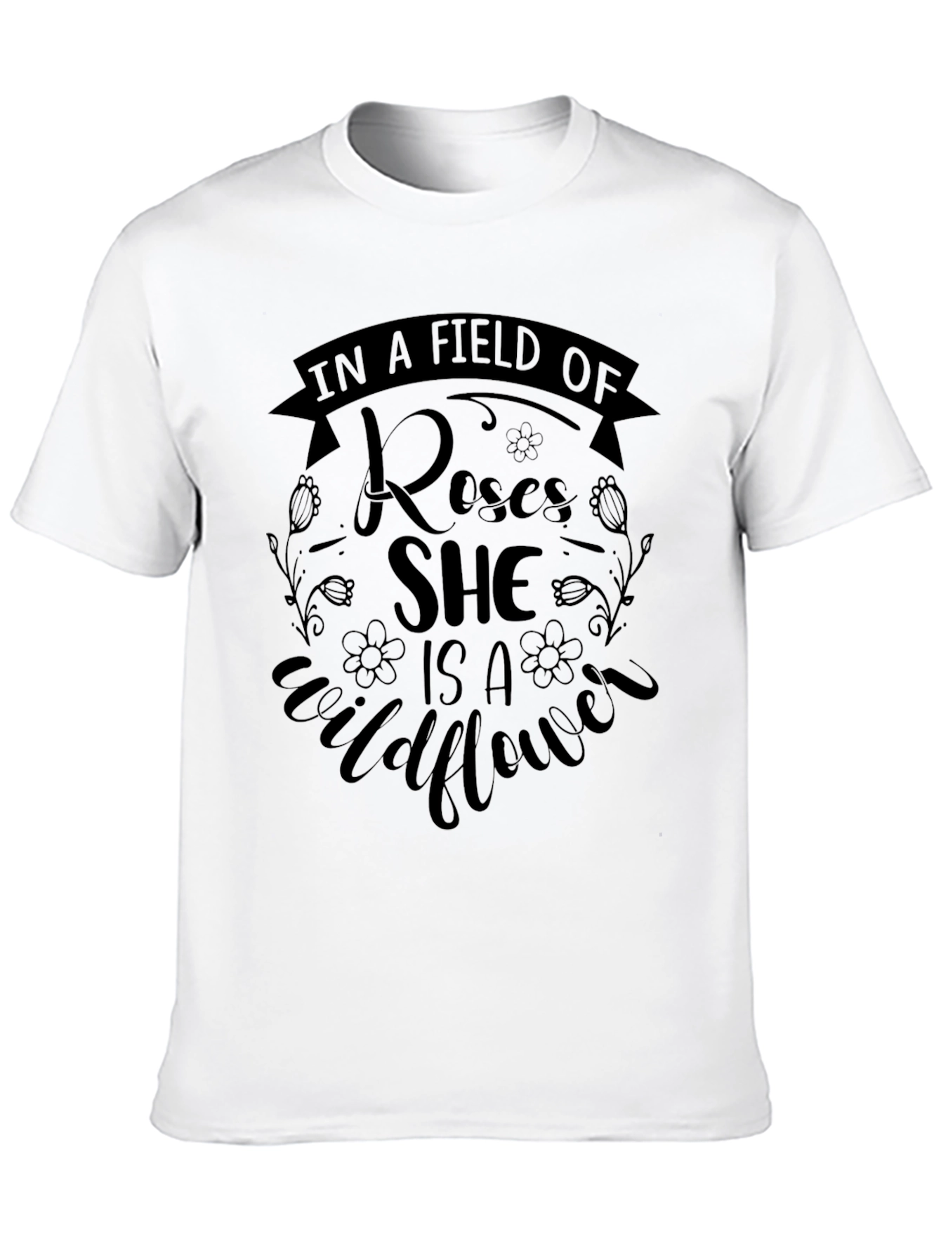 She is a Wildflower Graphic T-Shirt