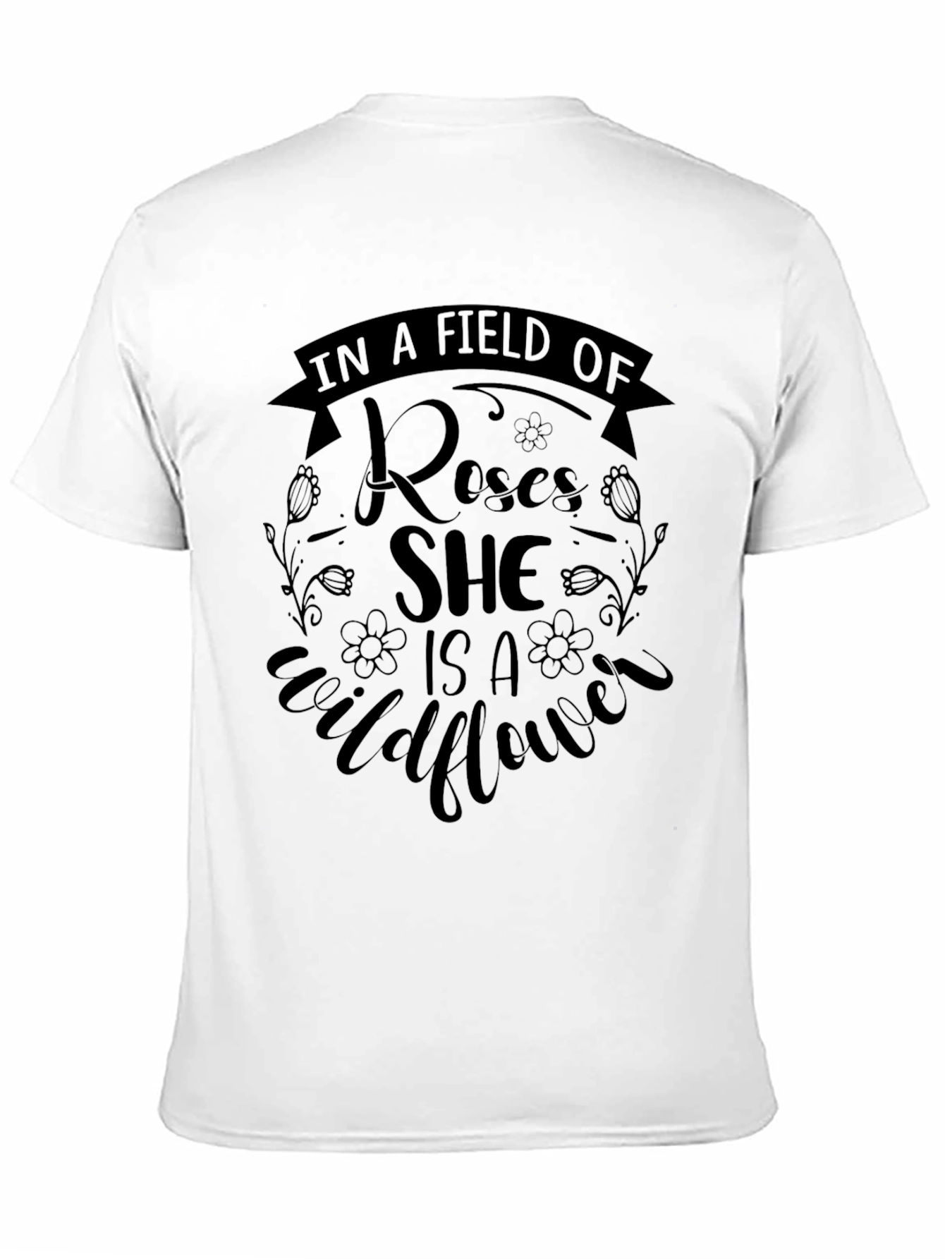 She is a Wildflower Graphic T-Shirt