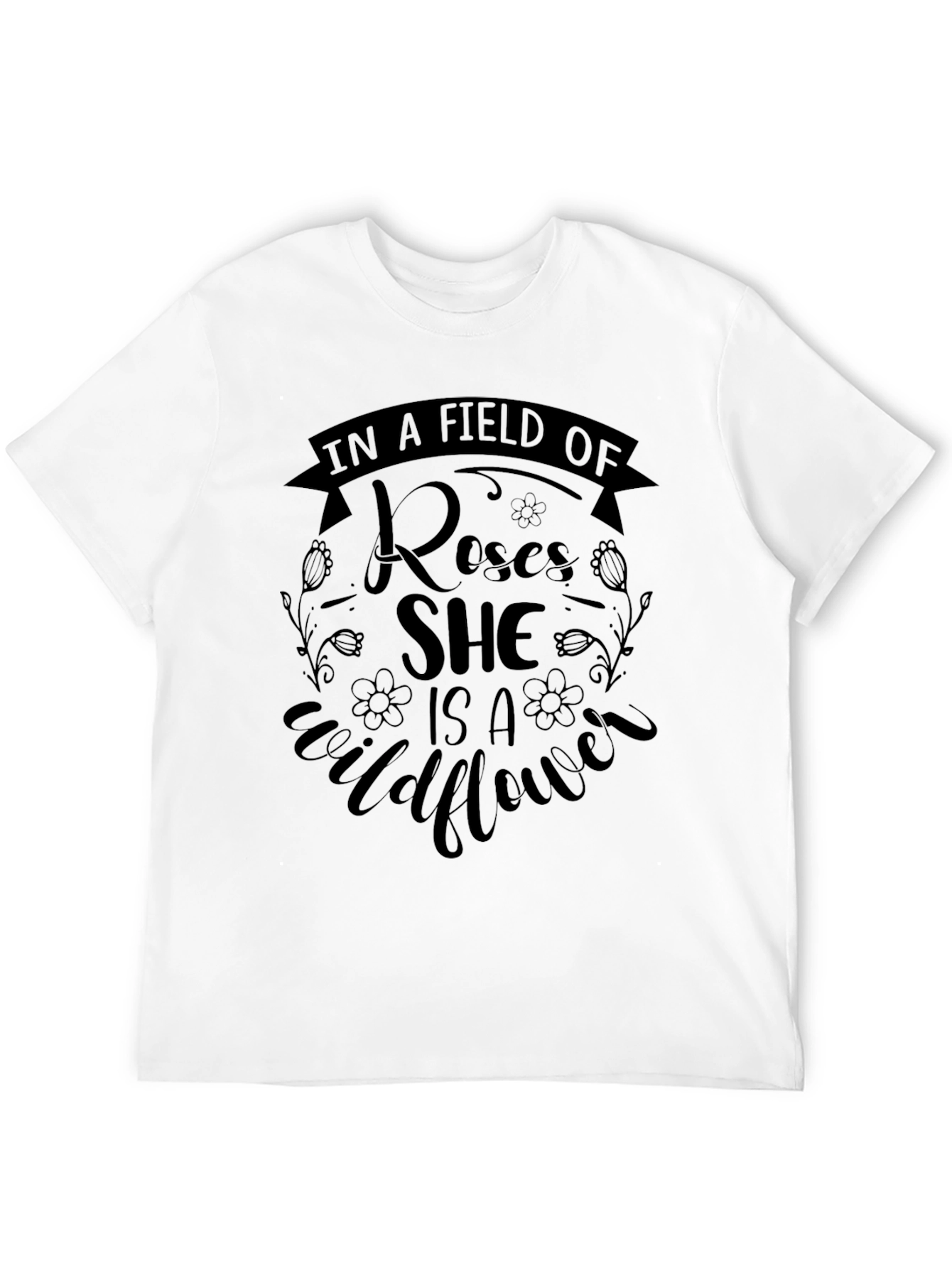 She is a Wildflower Graphic T-Shirt