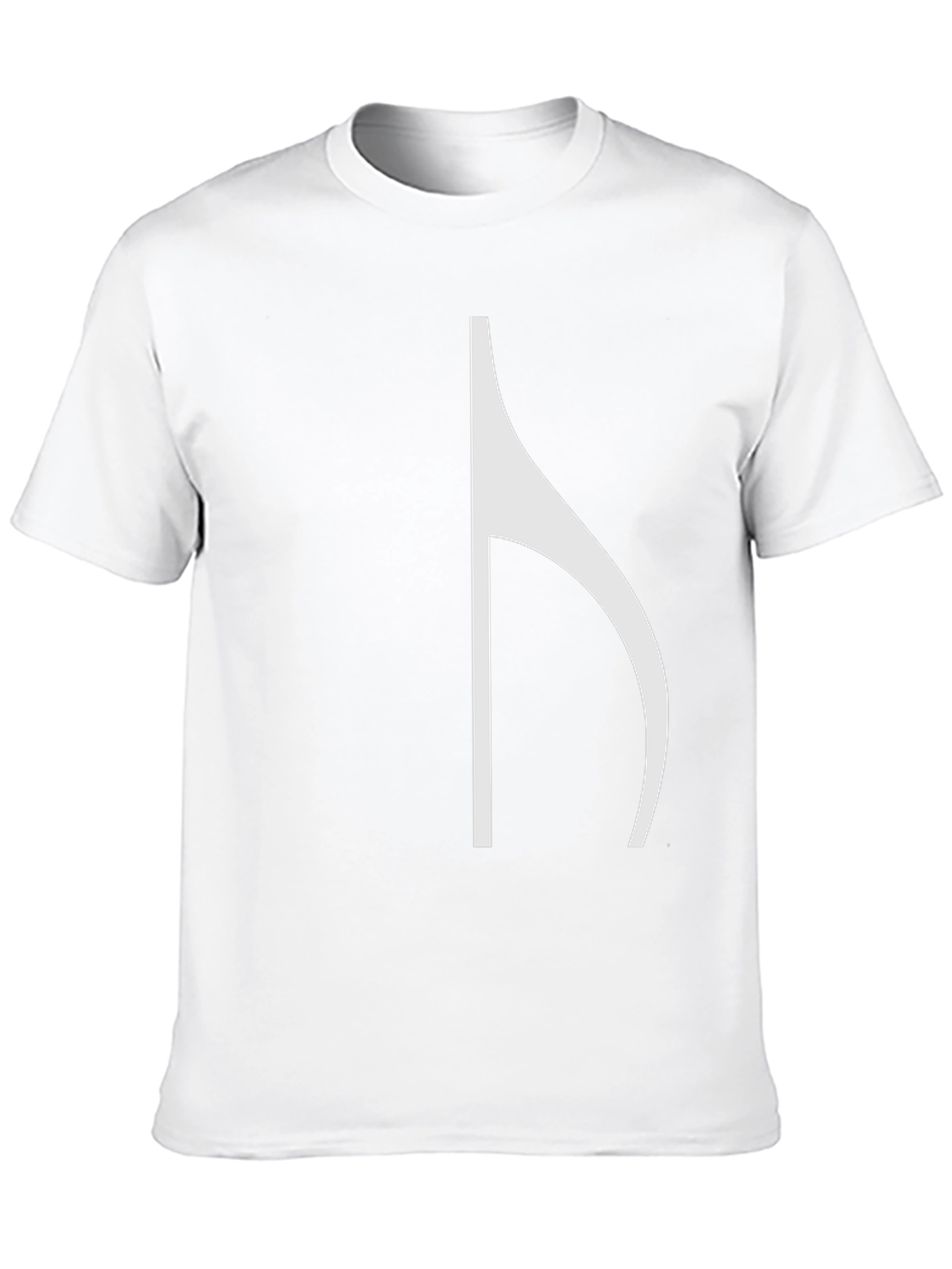 Black T-Shirt with Unique Music Note Graphic