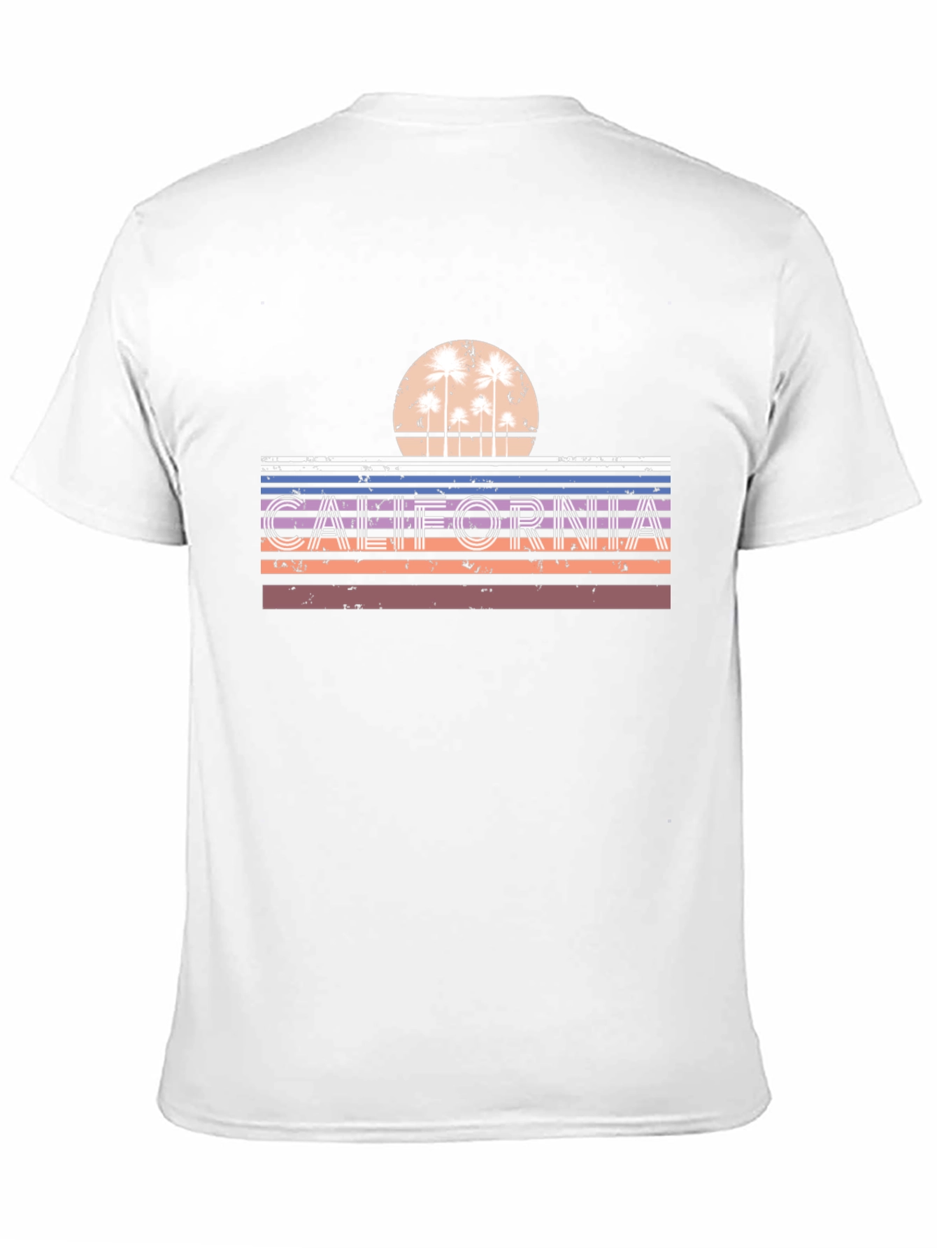 Retro California Palm Tree Graphic Tee