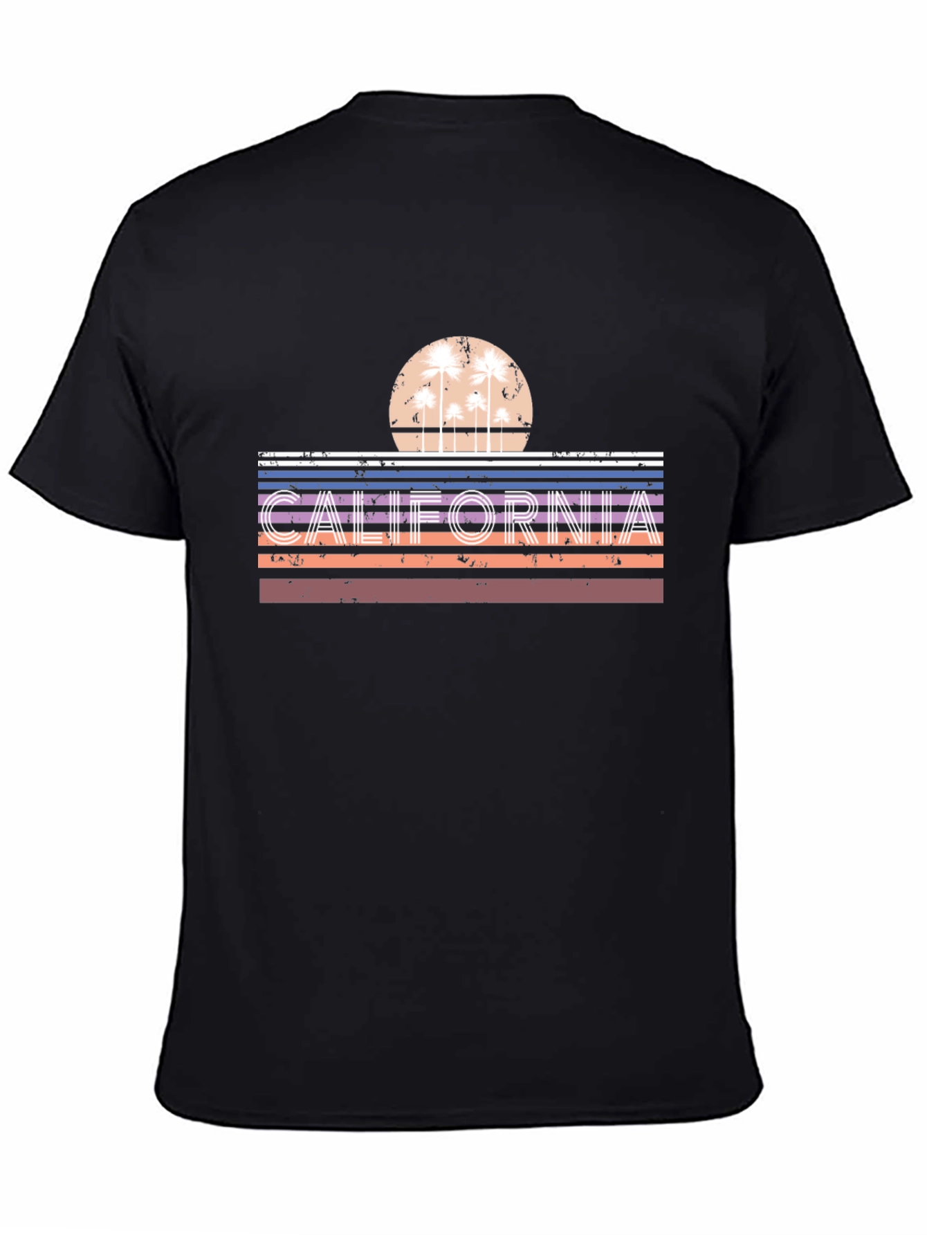 Retro California Palm Tree Graphic Tee