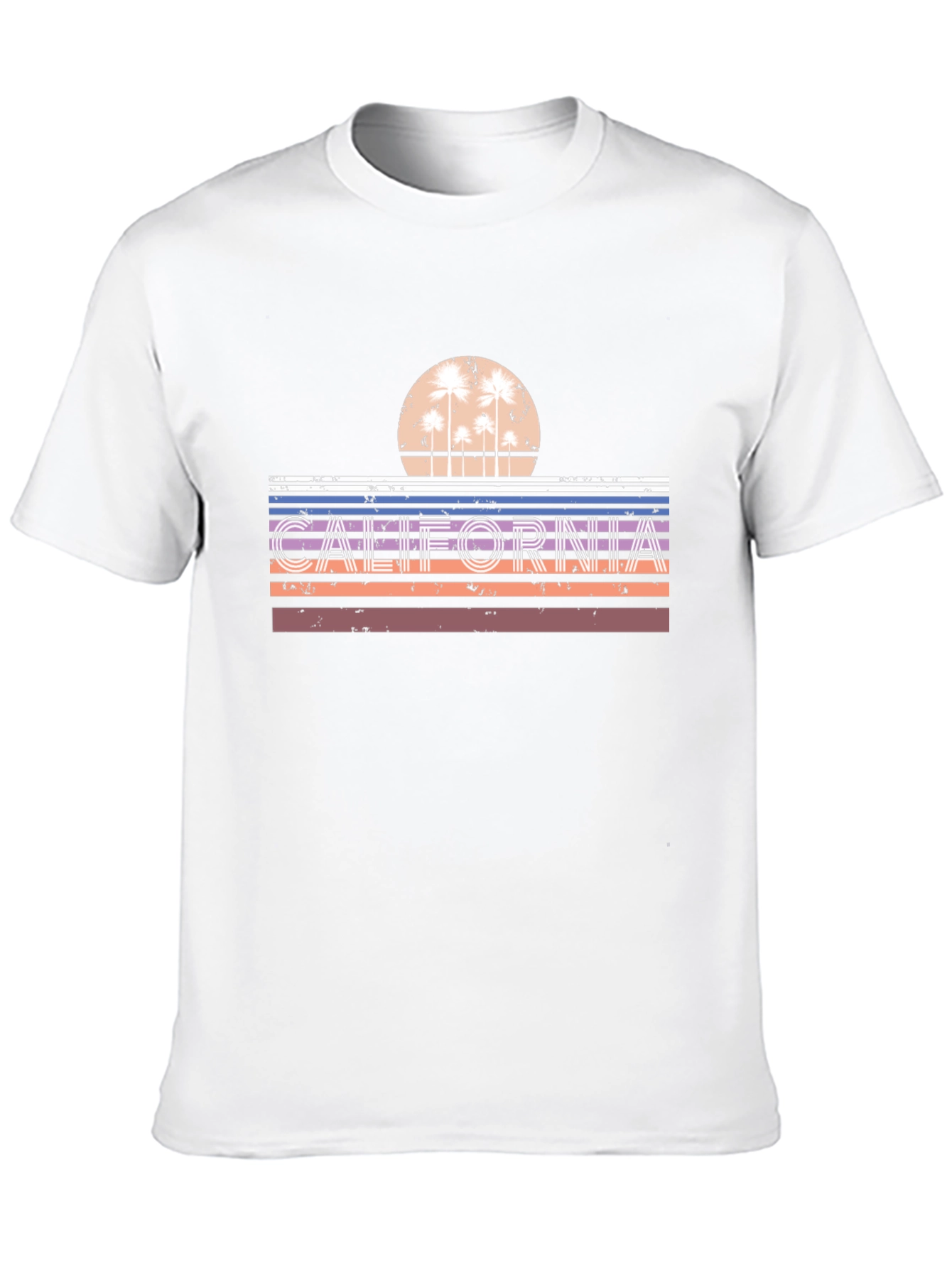 Retro California Palm Tree Graphic Tee