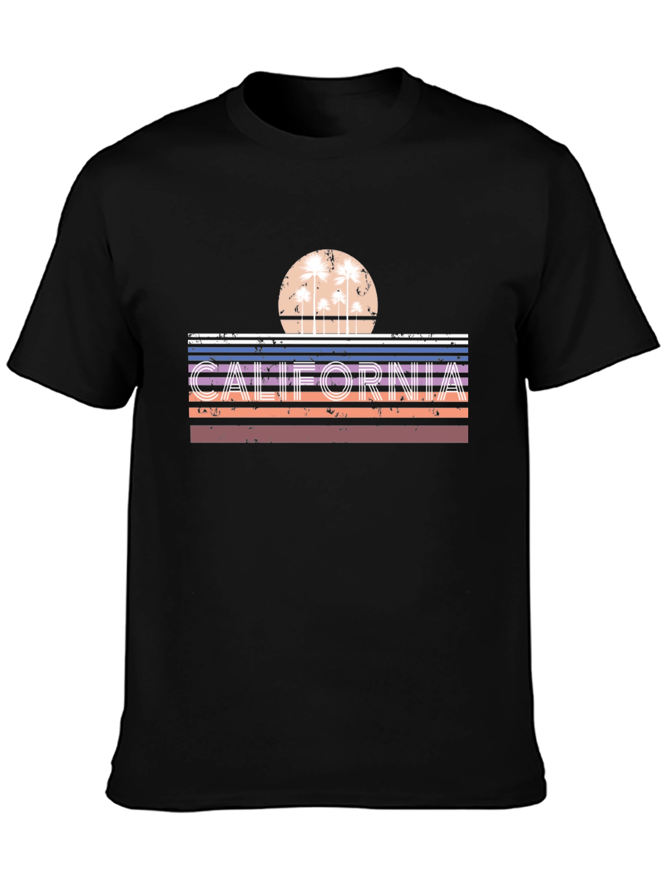 Retro California Palm Tree Graphic Tee