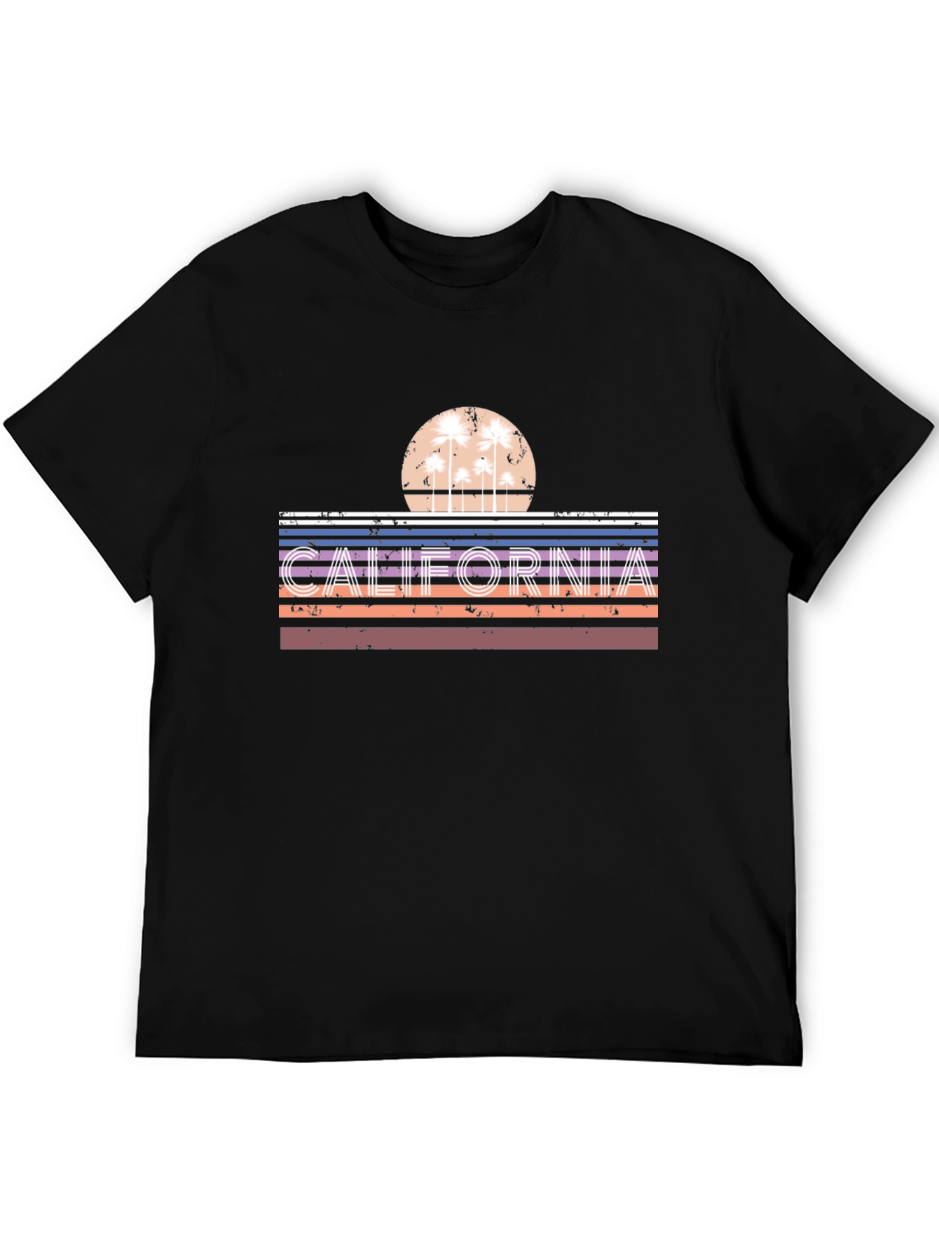 Retro California Palm Tree Graphic Tee