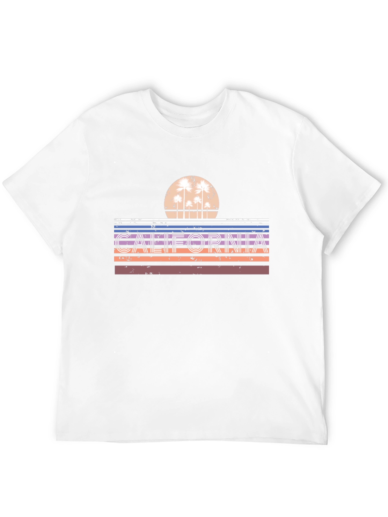 Retro California Palm Tree Graphic Tee