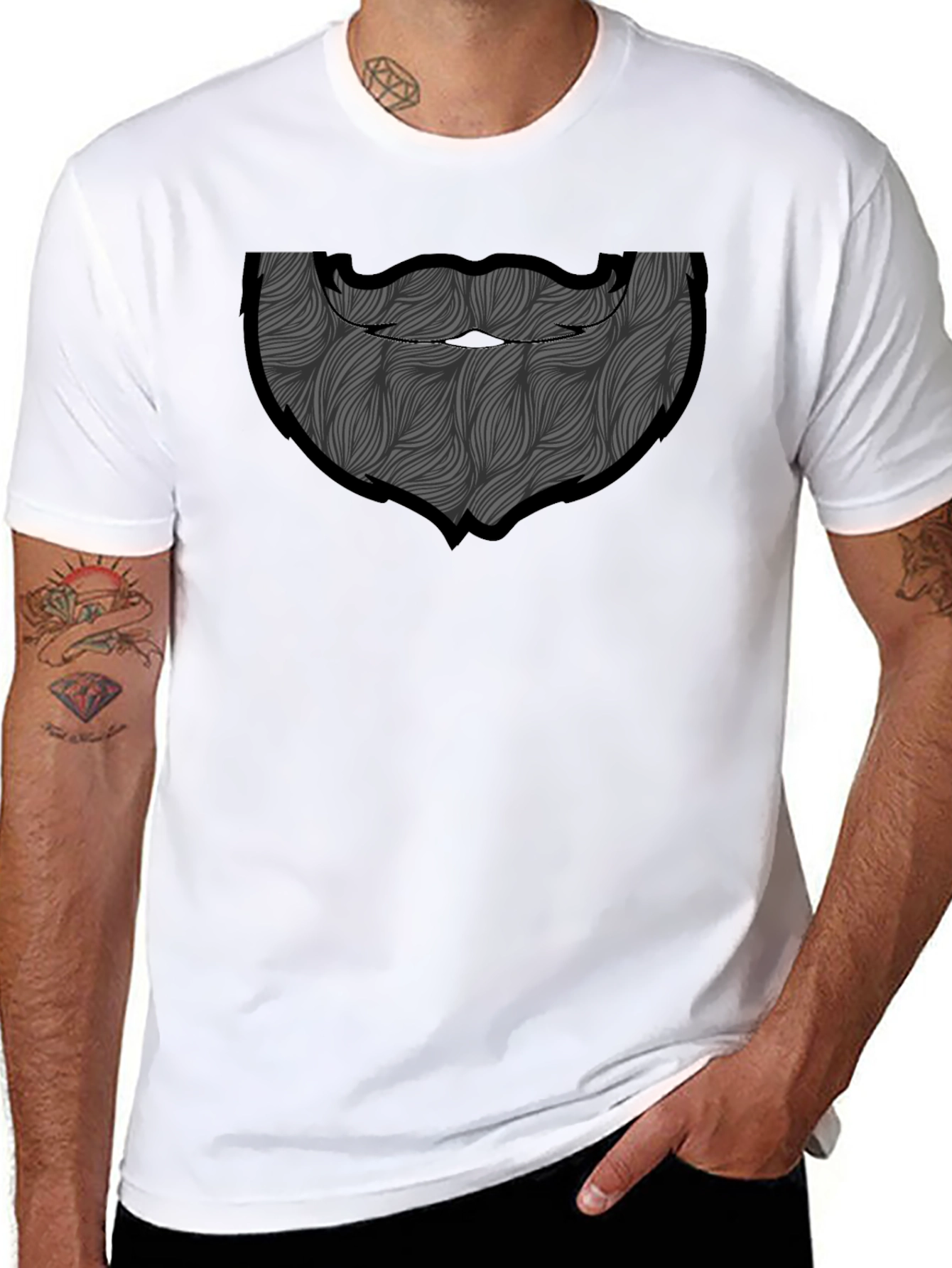 Bearded Graphic T-Shirt
