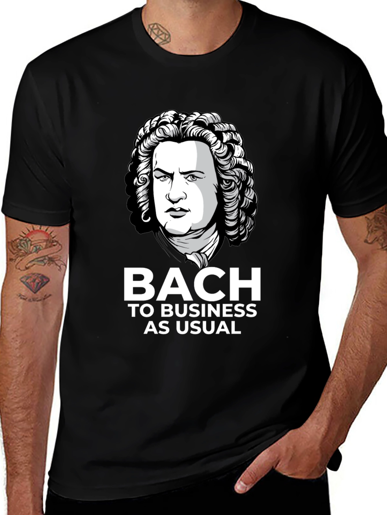 Bach to Business T-Shirt: Classic Composer Humor Tee