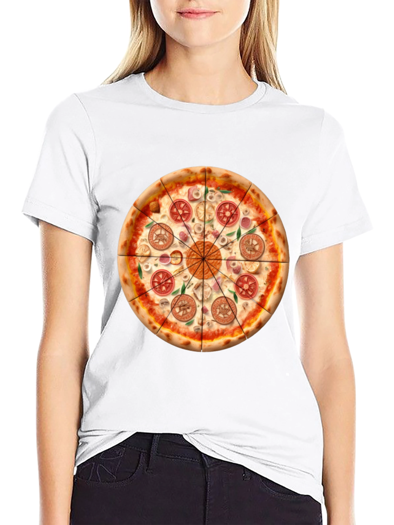 Pizza Graphic T-Shirt - Fun Foodie Tee