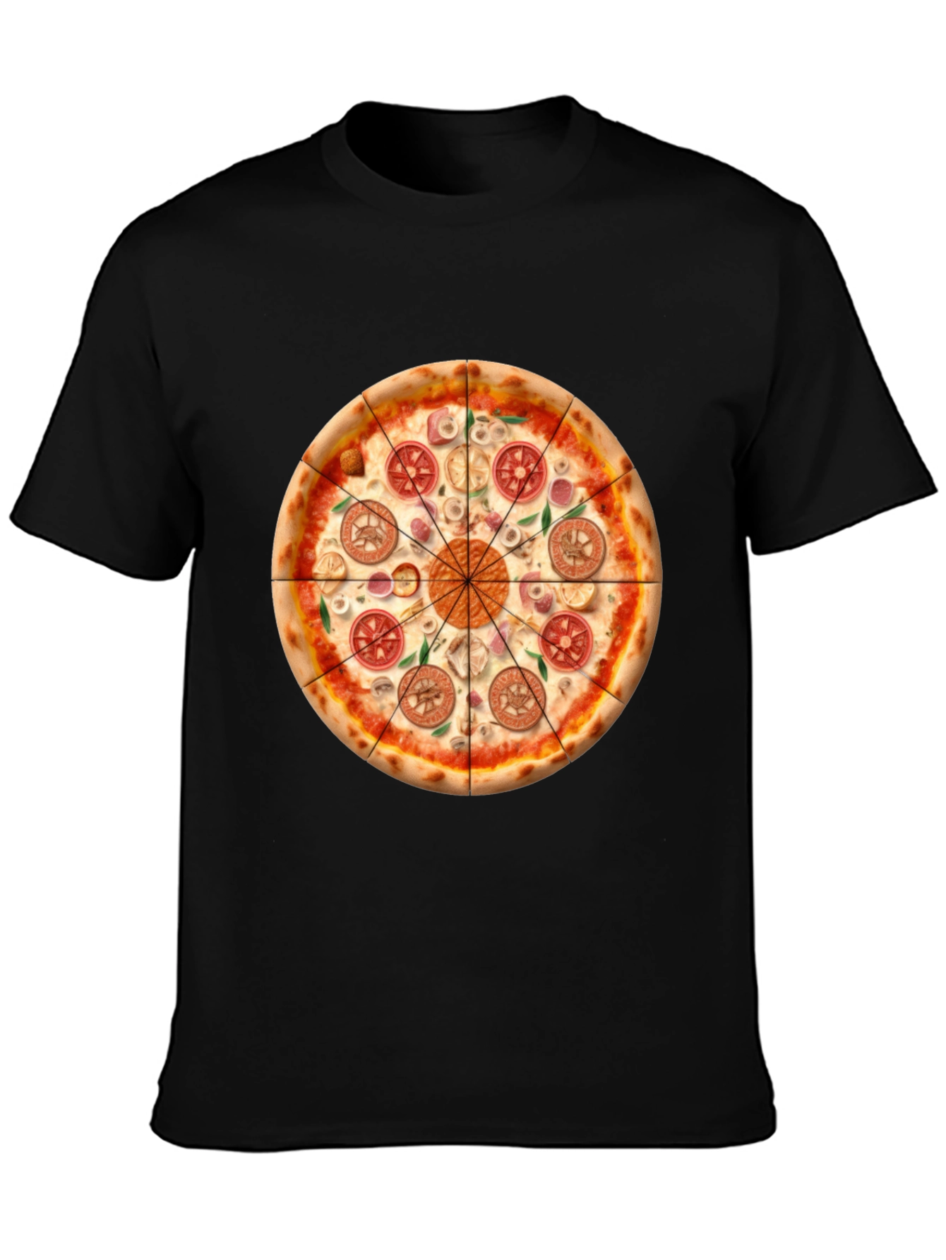 Pizza Graphic T-Shirt - Fun Foodie Tee