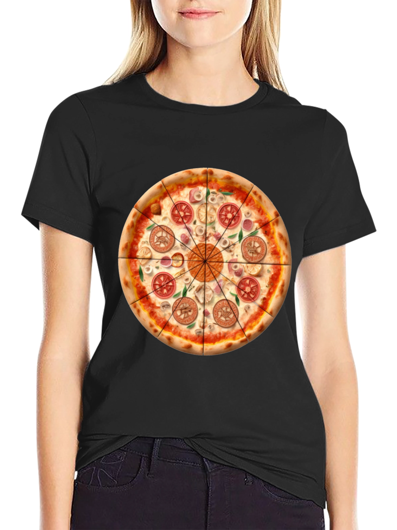 Pizza Graphic T-Shirt - Fun Foodie Tee
