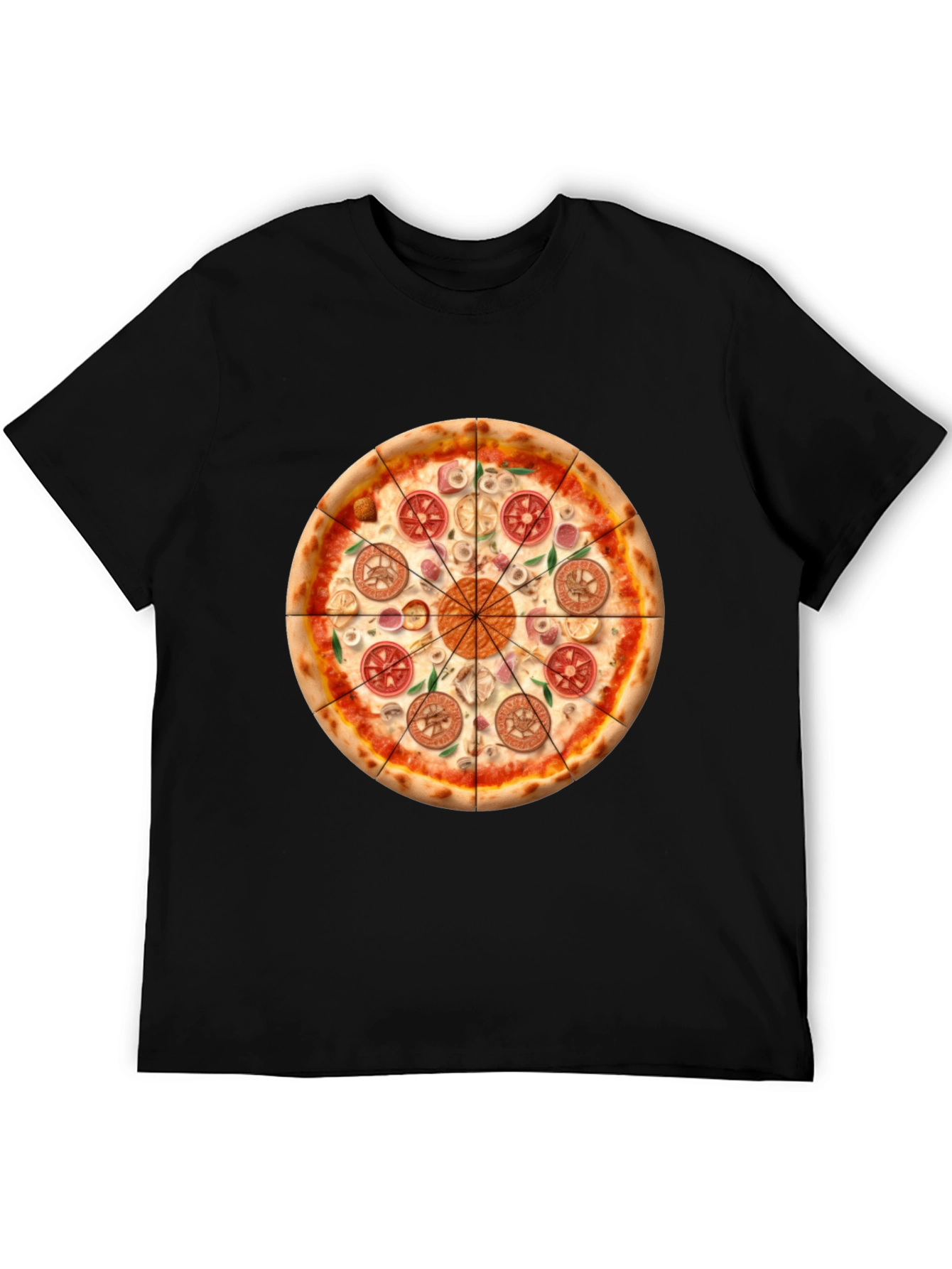 Pizza Graphic T-Shirt - Fun Foodie Tee