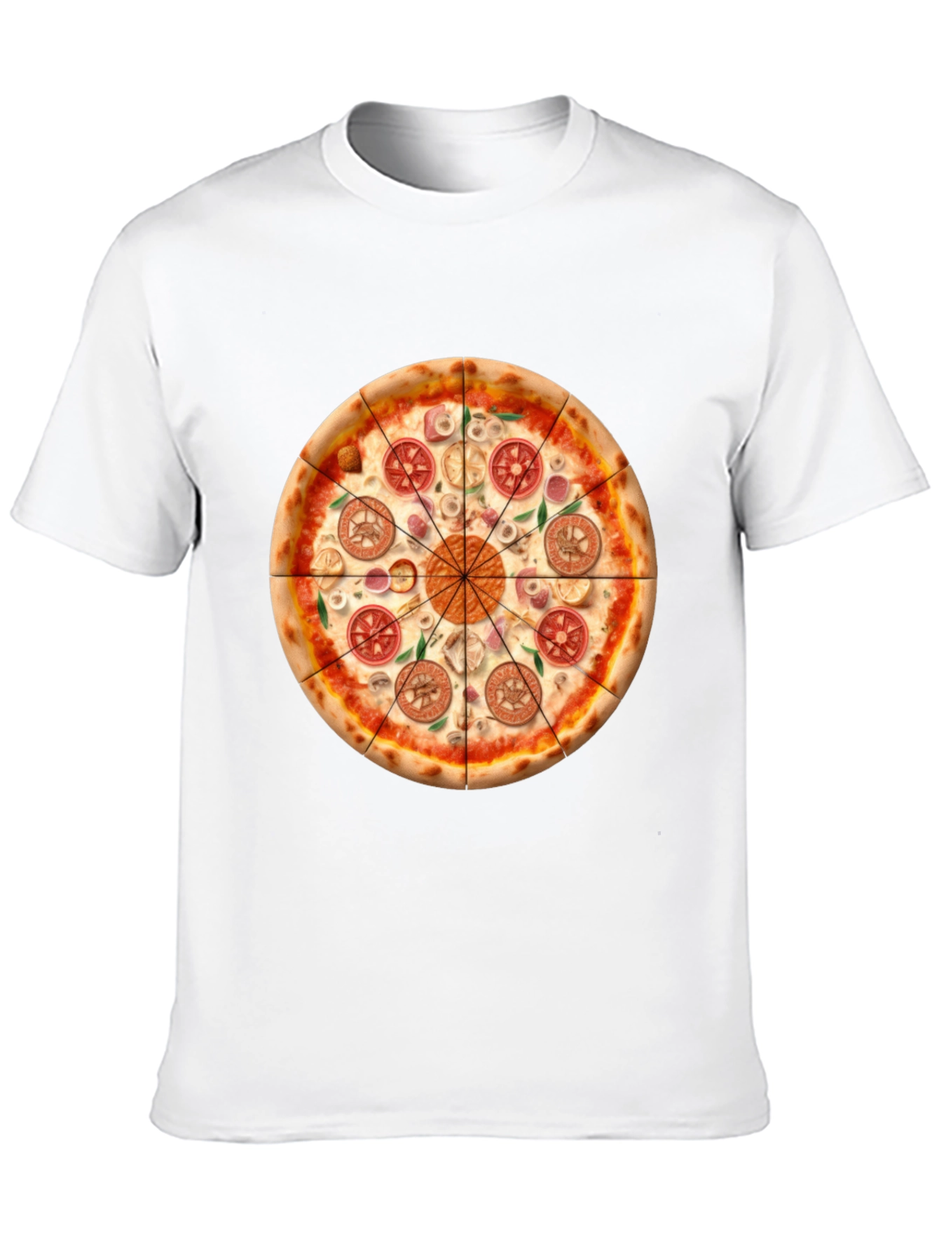 Pizza Graphic T-Shirt - Fun Foodie Tee