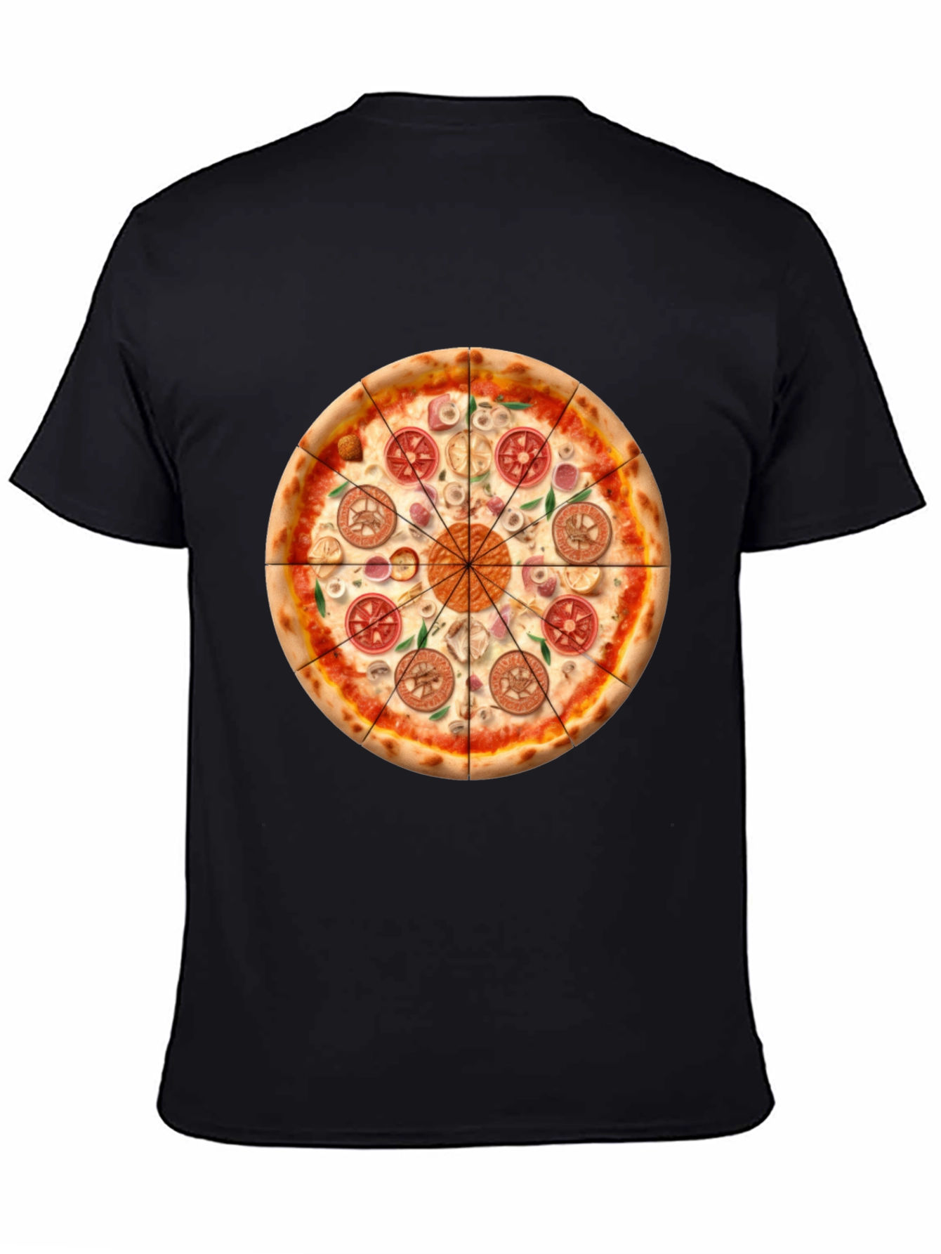 Pizza Graphic T-Shirt - Fun Foodie Tee