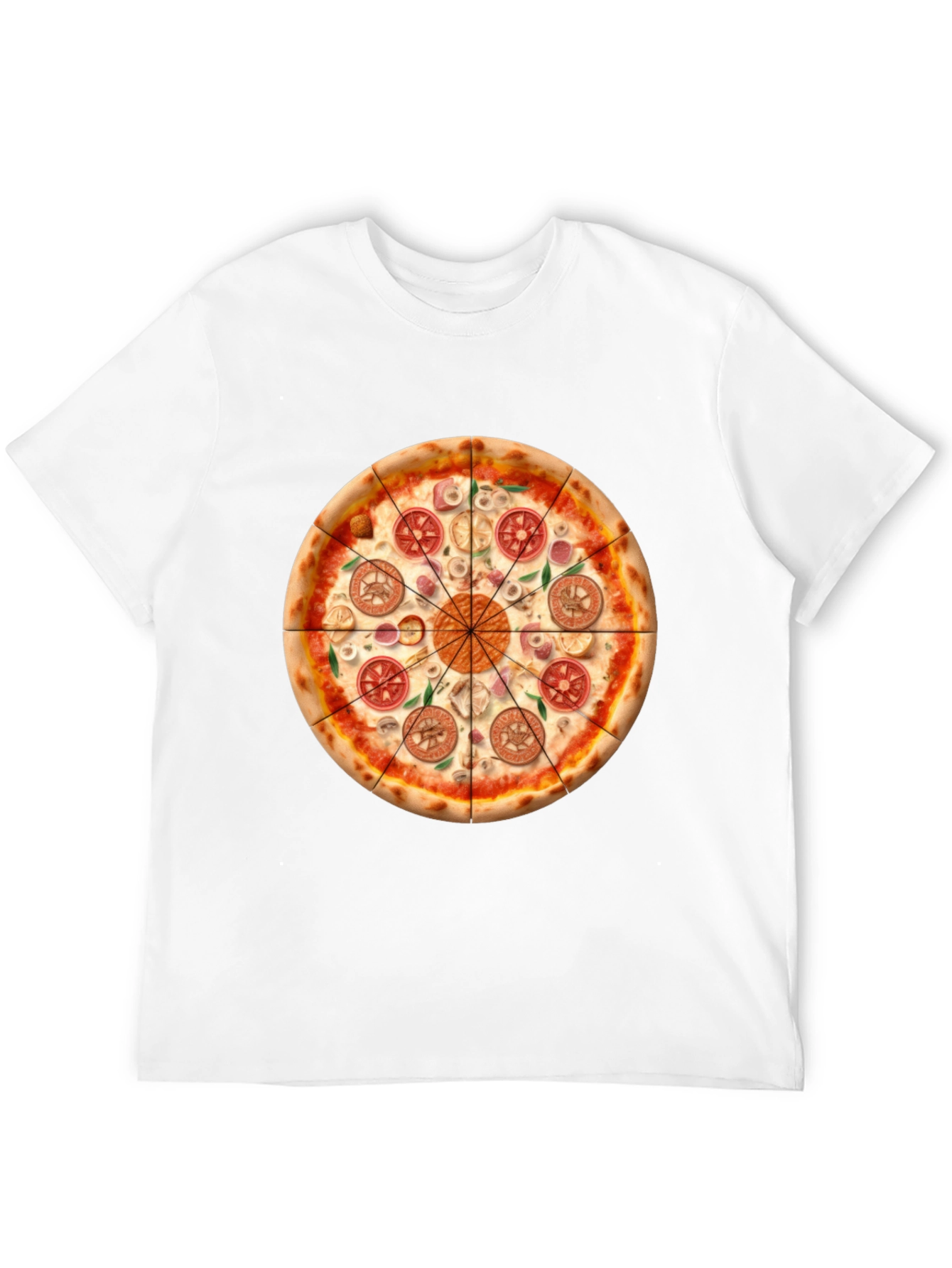 Pizza Graphic T-Shirt - Fun Foodie Tee