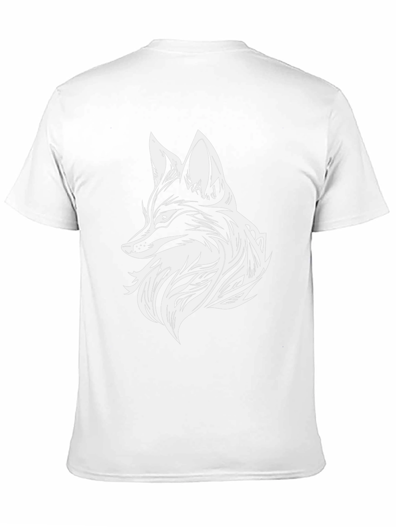 Fox Head Graphic Tee - Stylish Black T-Shirt