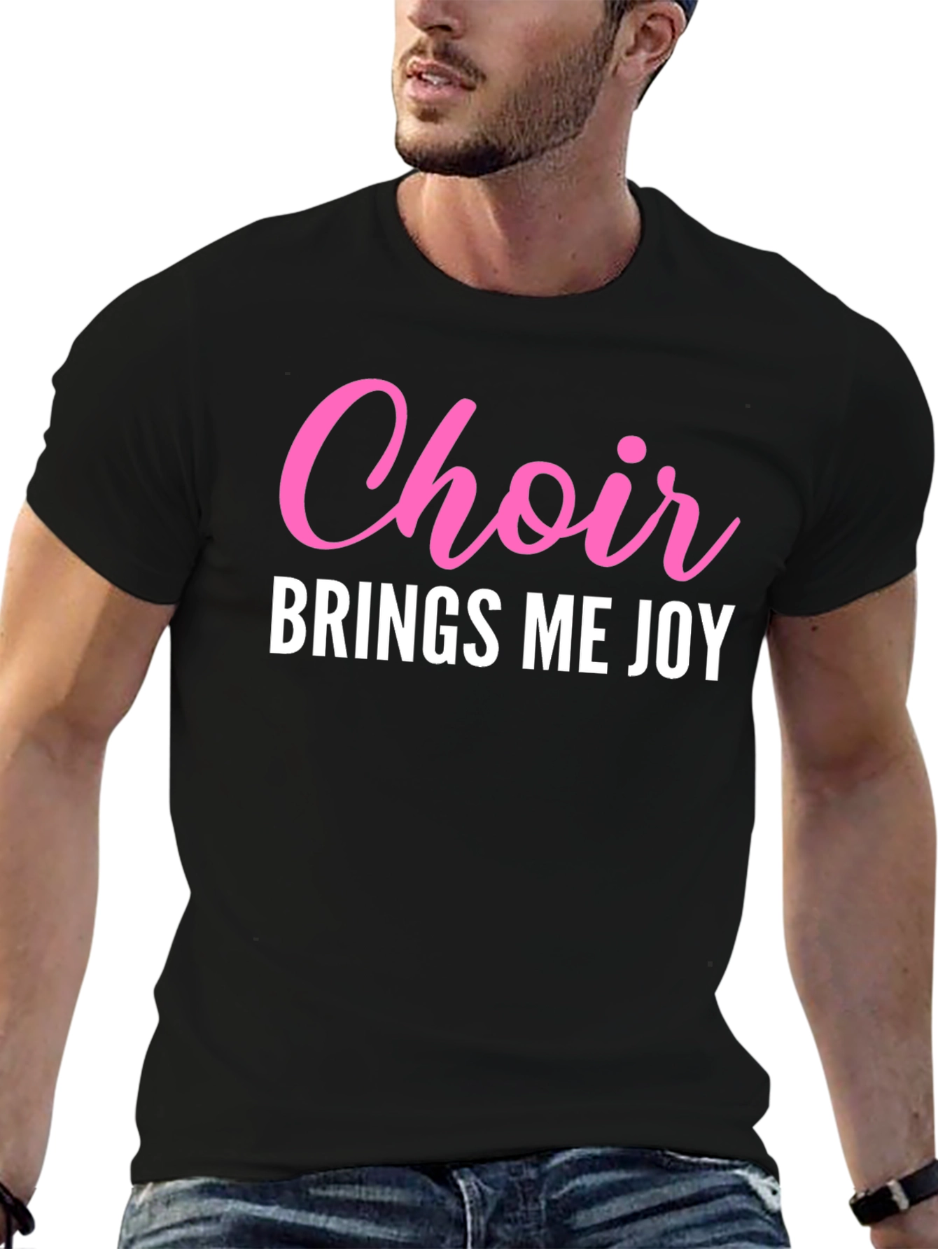 Choir Brings Me Joy Black T-Shirt