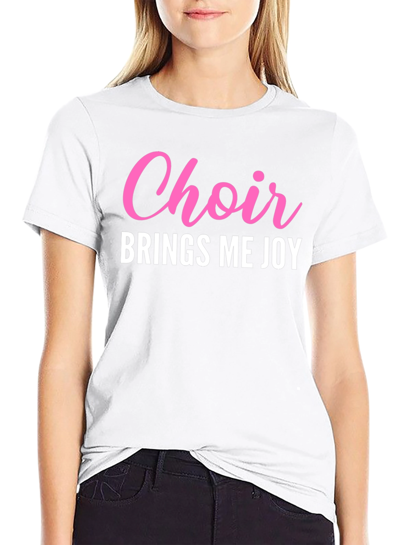 Choir Brings Me Joy Black T-Shirt