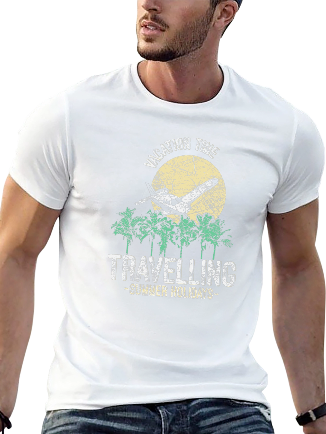 Vacation Time Travel T-Shirt Summer Holidays