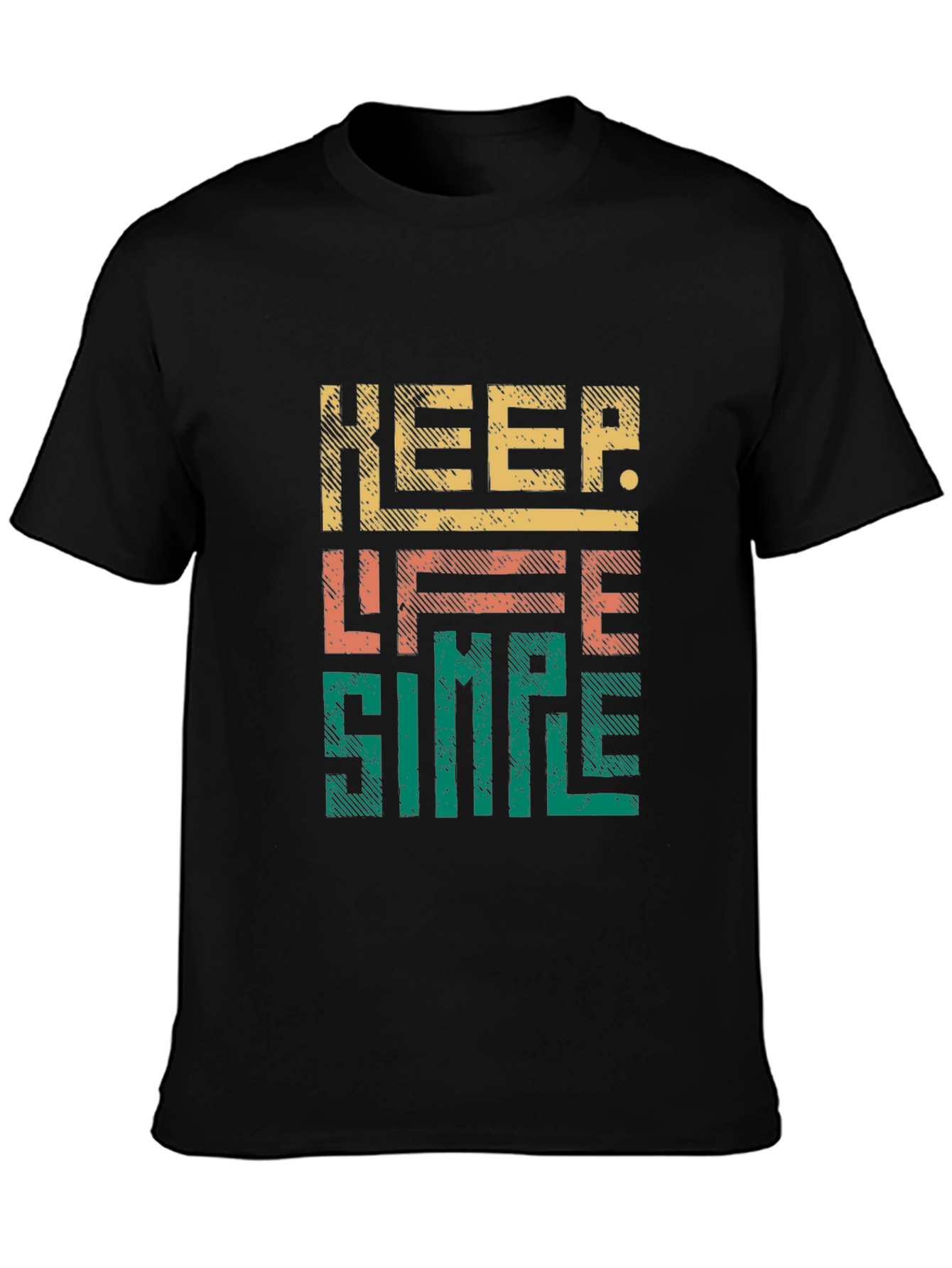 Keep Life Simple Graphic Tee - Stylish Comfort