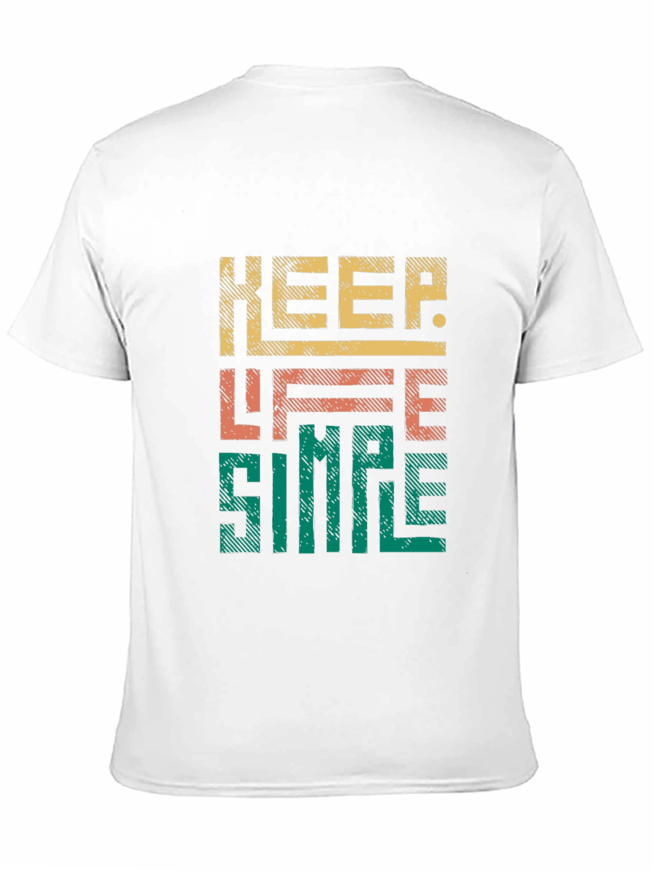 Keep Life Simple Graphic Tee - Stylish Comfort
