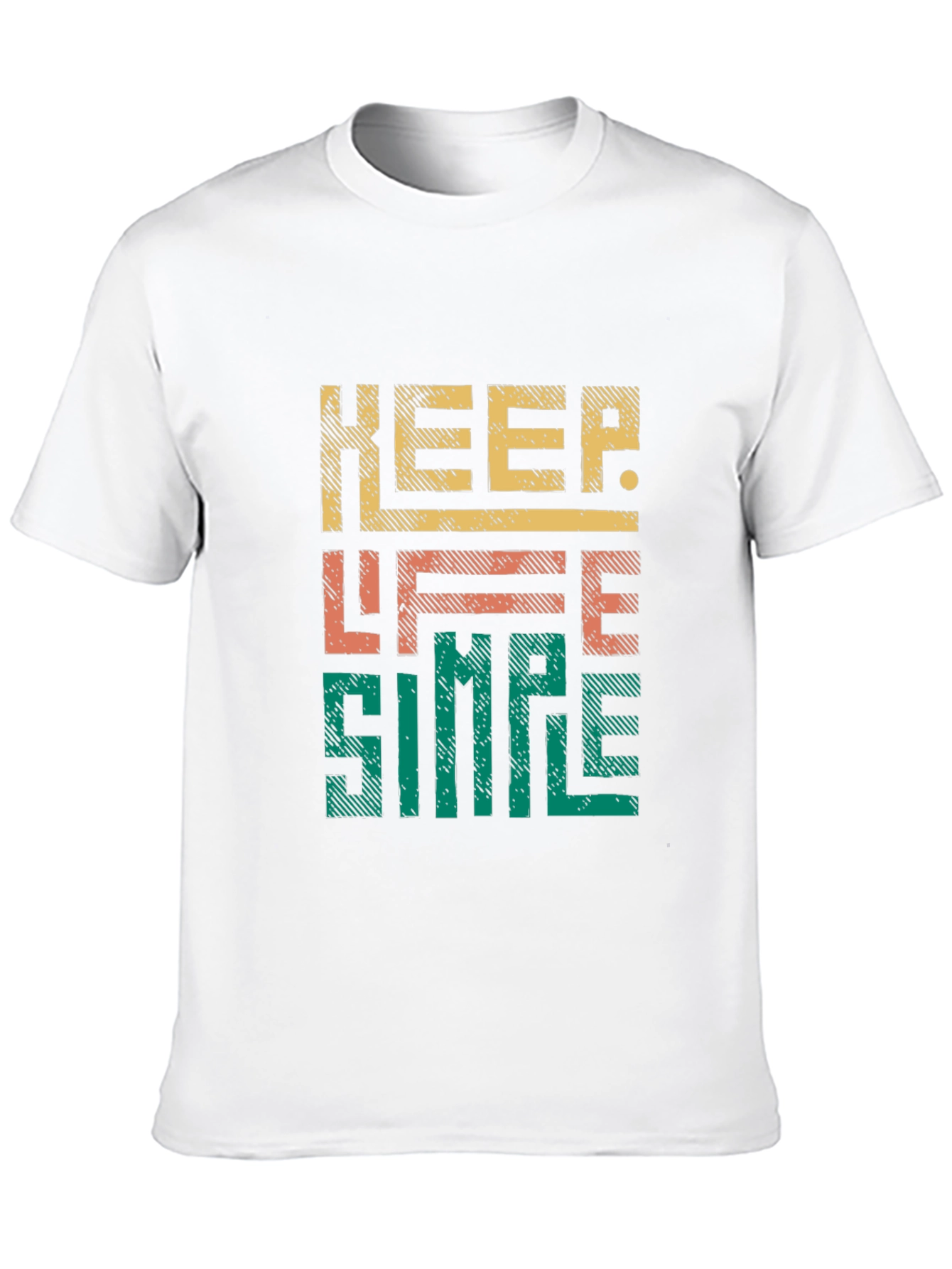 Keep Life Simple Graphic Tee - Stylish Comfort