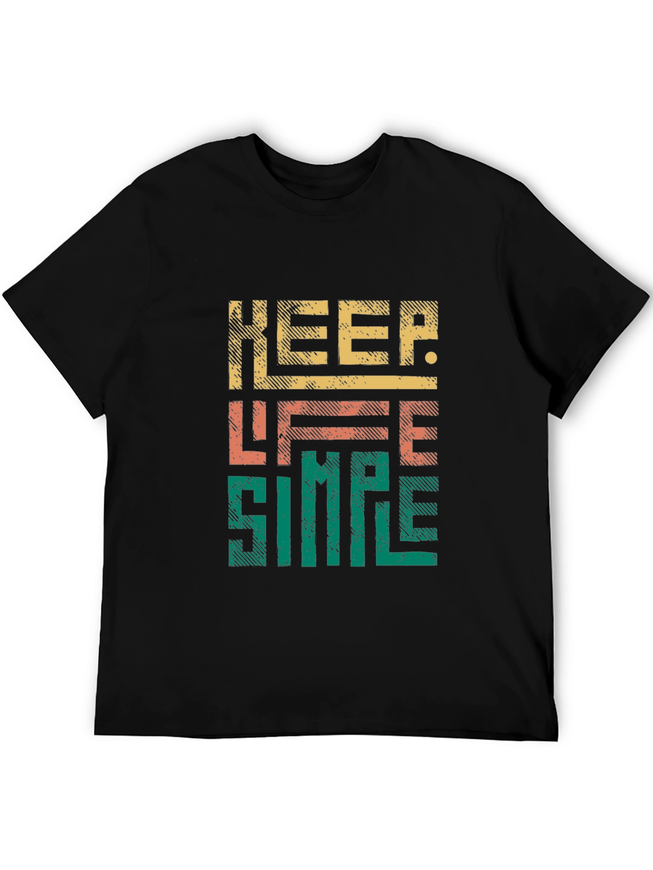 Keep Life Simple Graphic Tee - Stylish Comfort