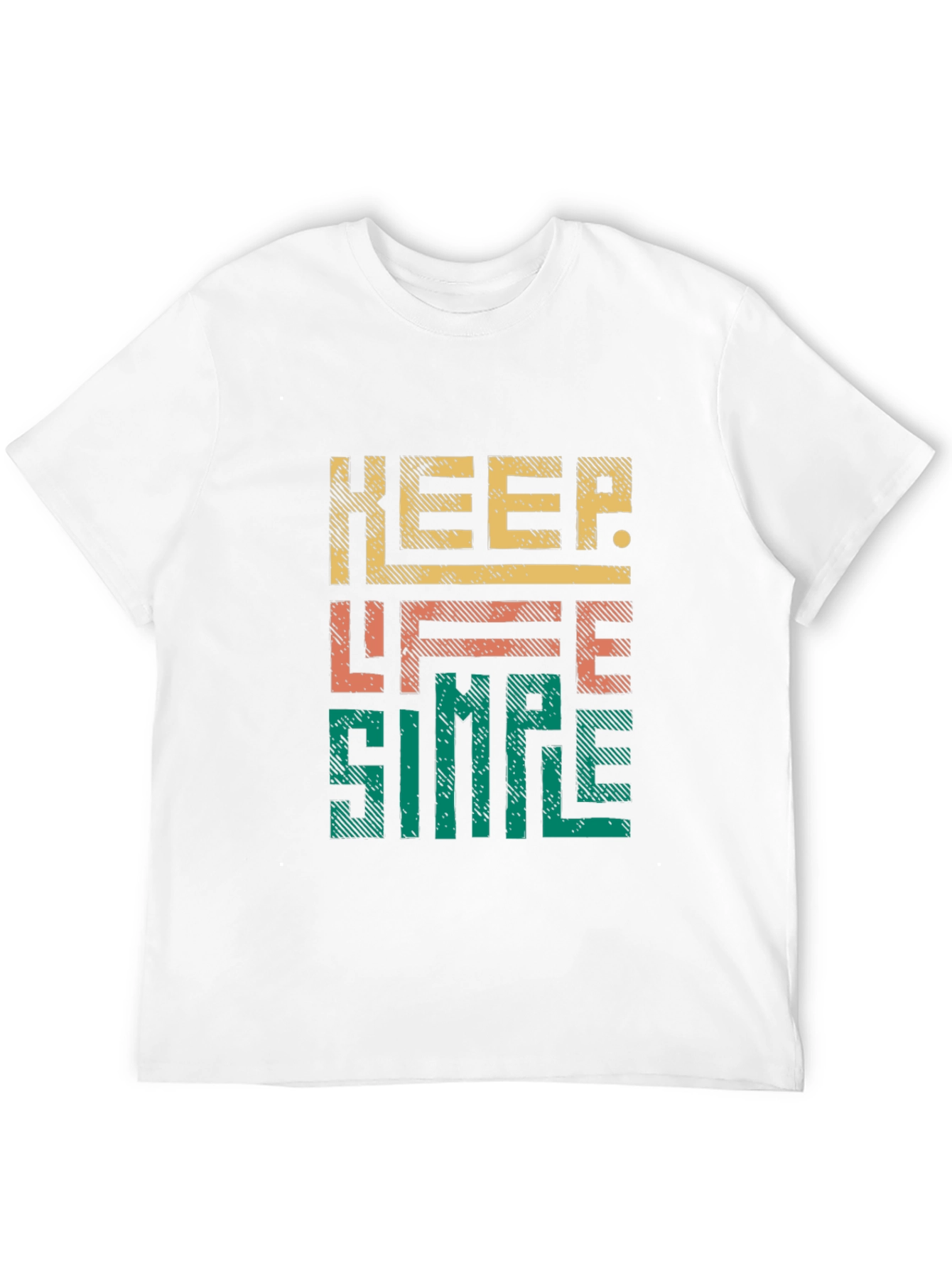 Keep Life Simple Graphic Tee - Stylish Comfort