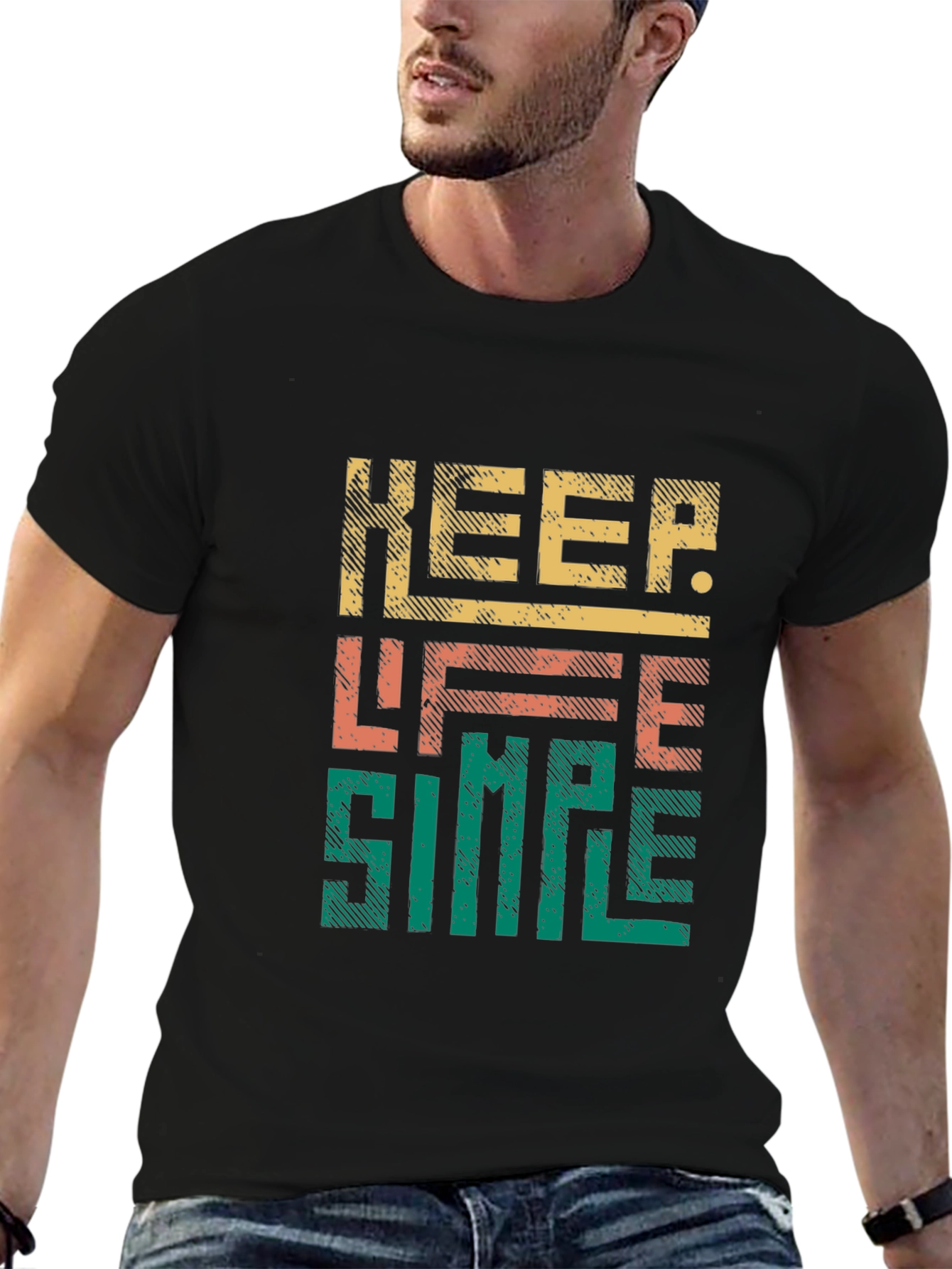 Keep Life Simple Graphic Tee - Stylish Comfort